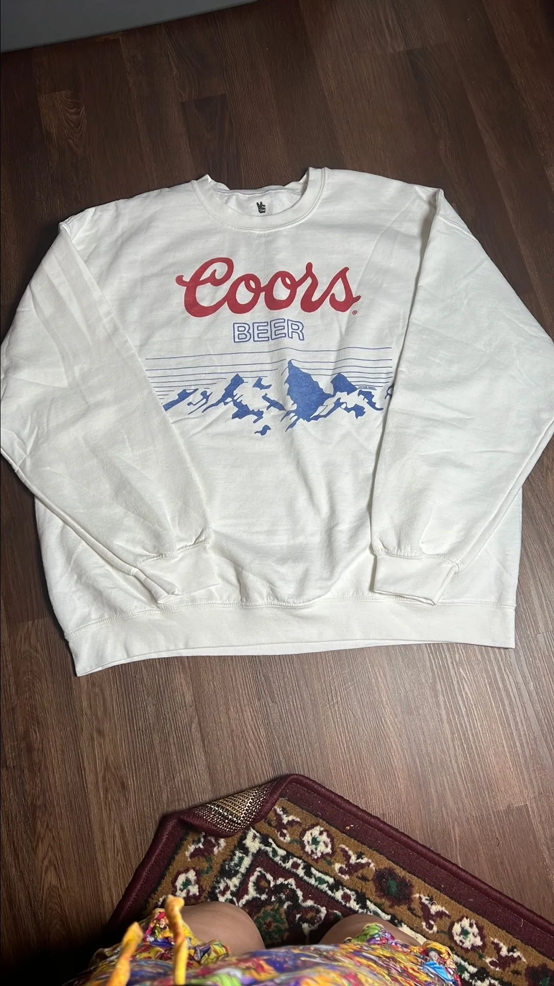 Product image for 62. Junk Food Clothing Vintage Coors Crewneck•New• XL