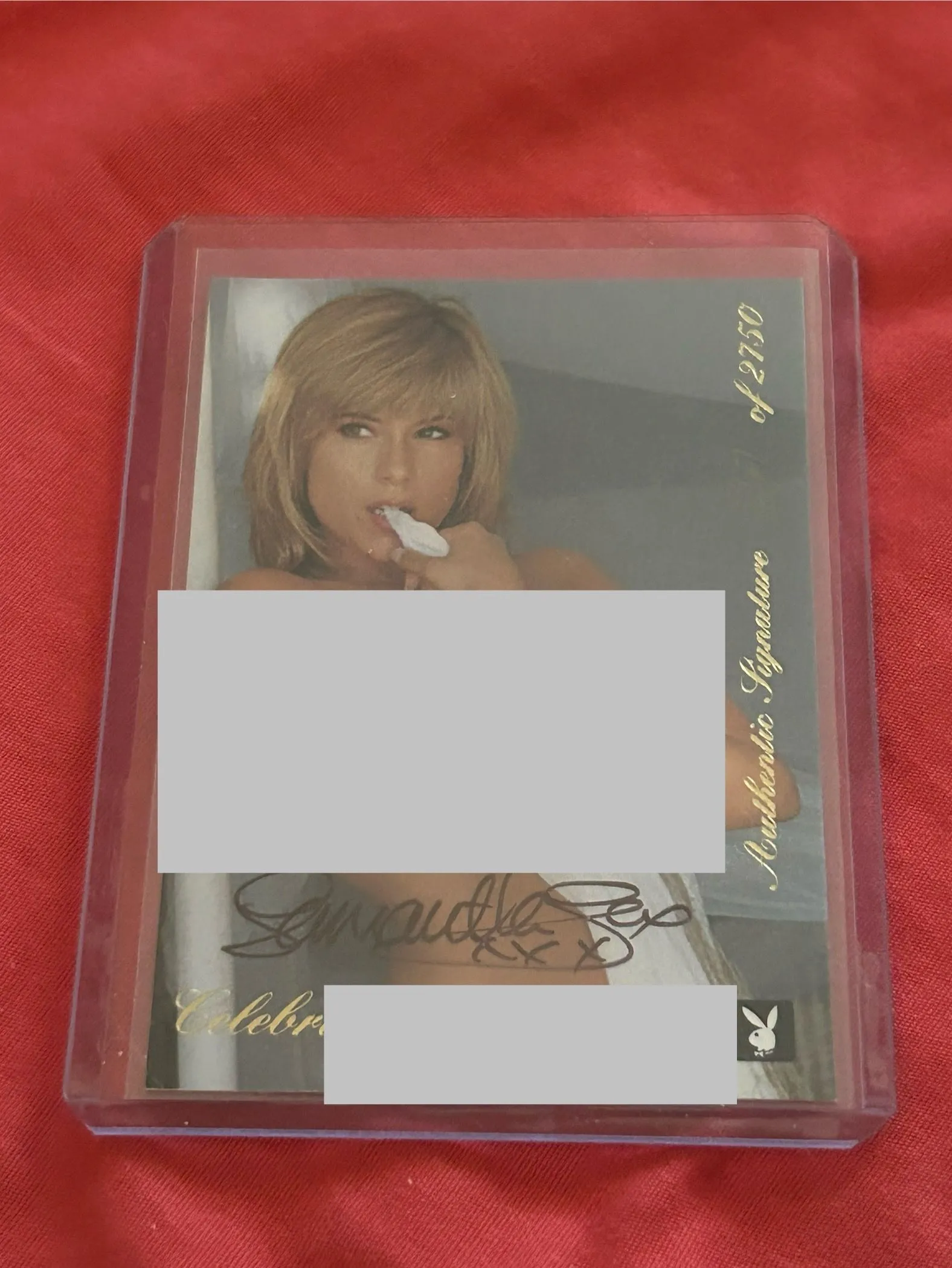 Product image for 0. $30 - Samantha Fox Signed Card