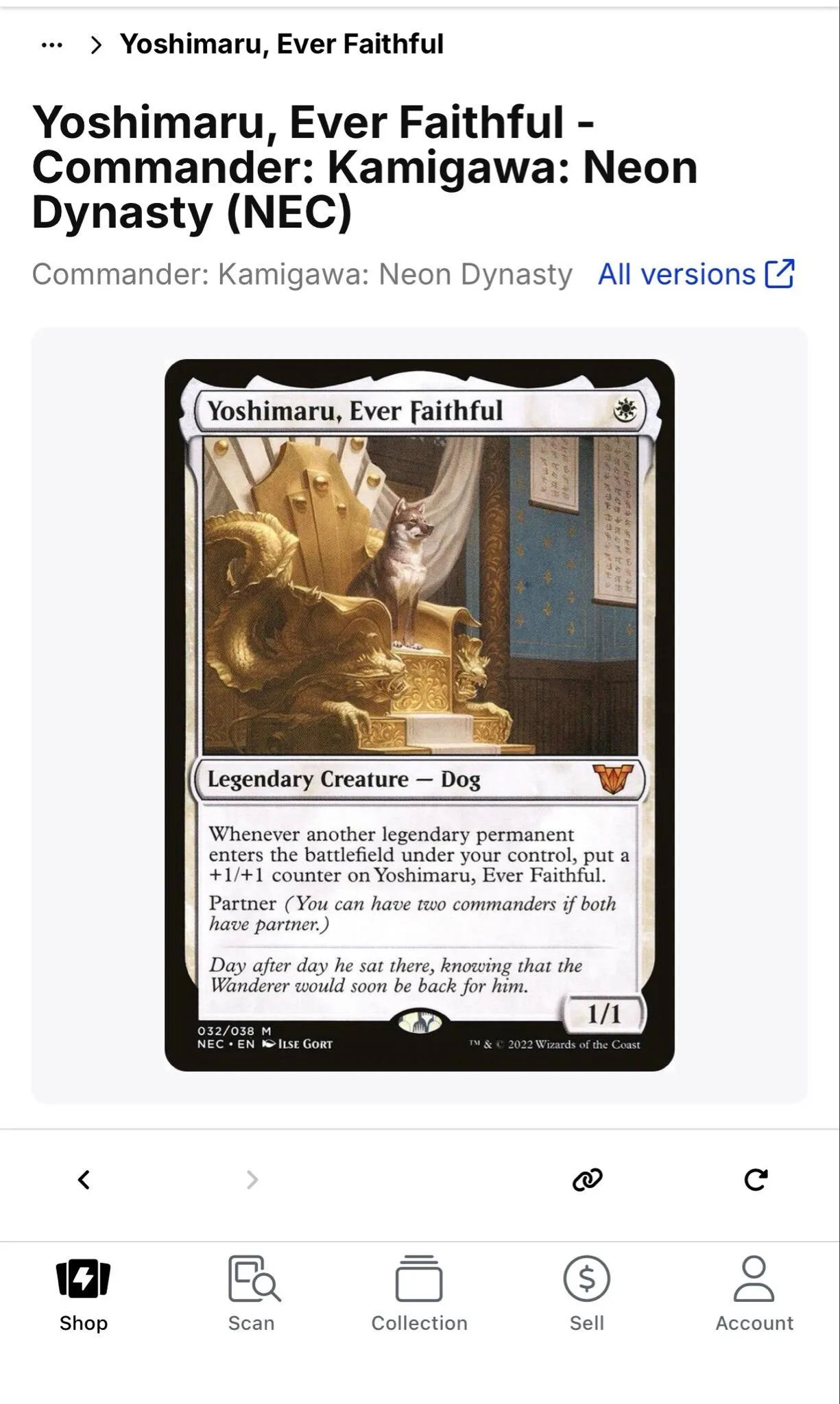 Yoshimaru, Ever Faithful - Commander: Kamigawa: Neon Dynasty (NEC)   Whatnot: Shop, Sell, Connect