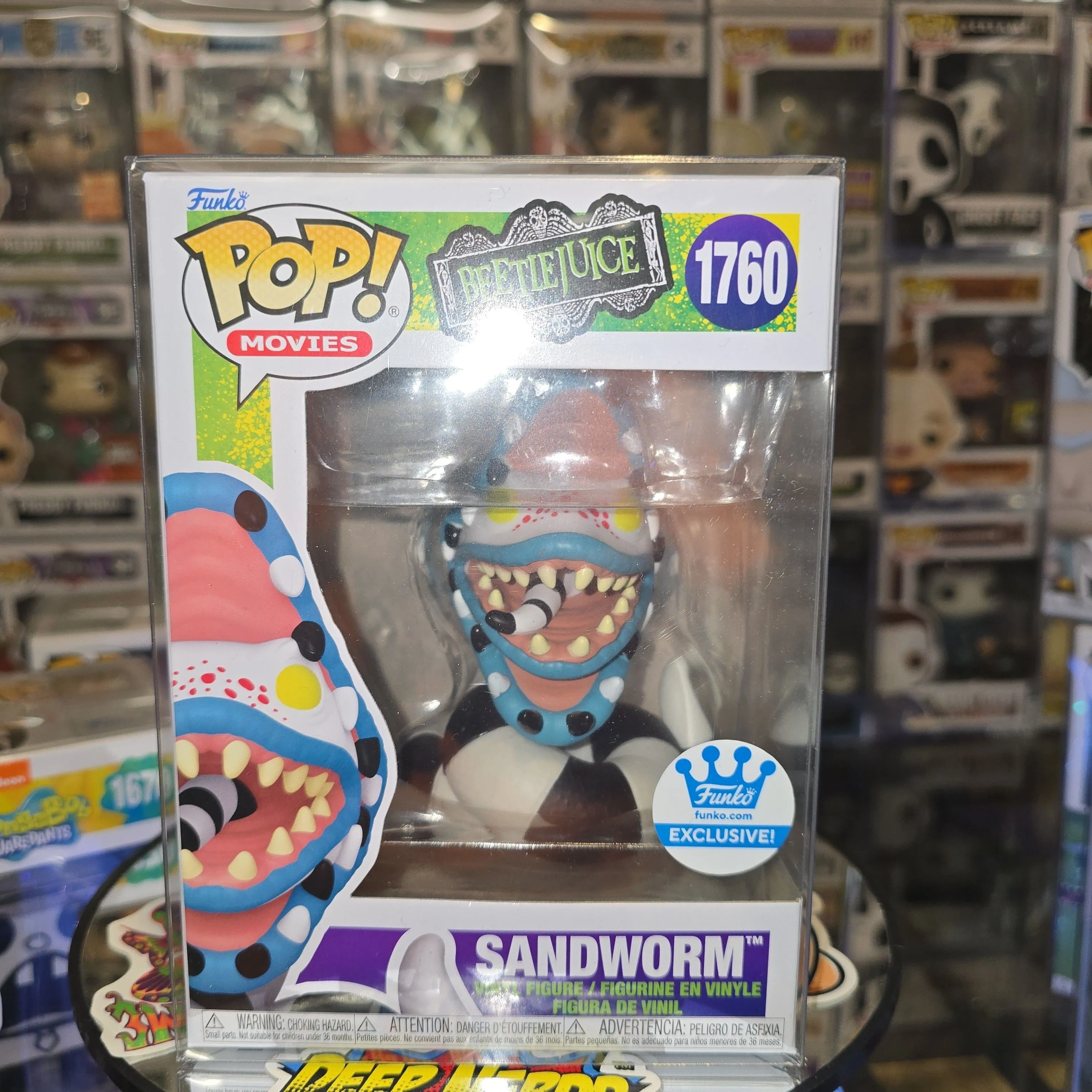 Product image for Sandworm Beetlejuice Funko Exclusive J