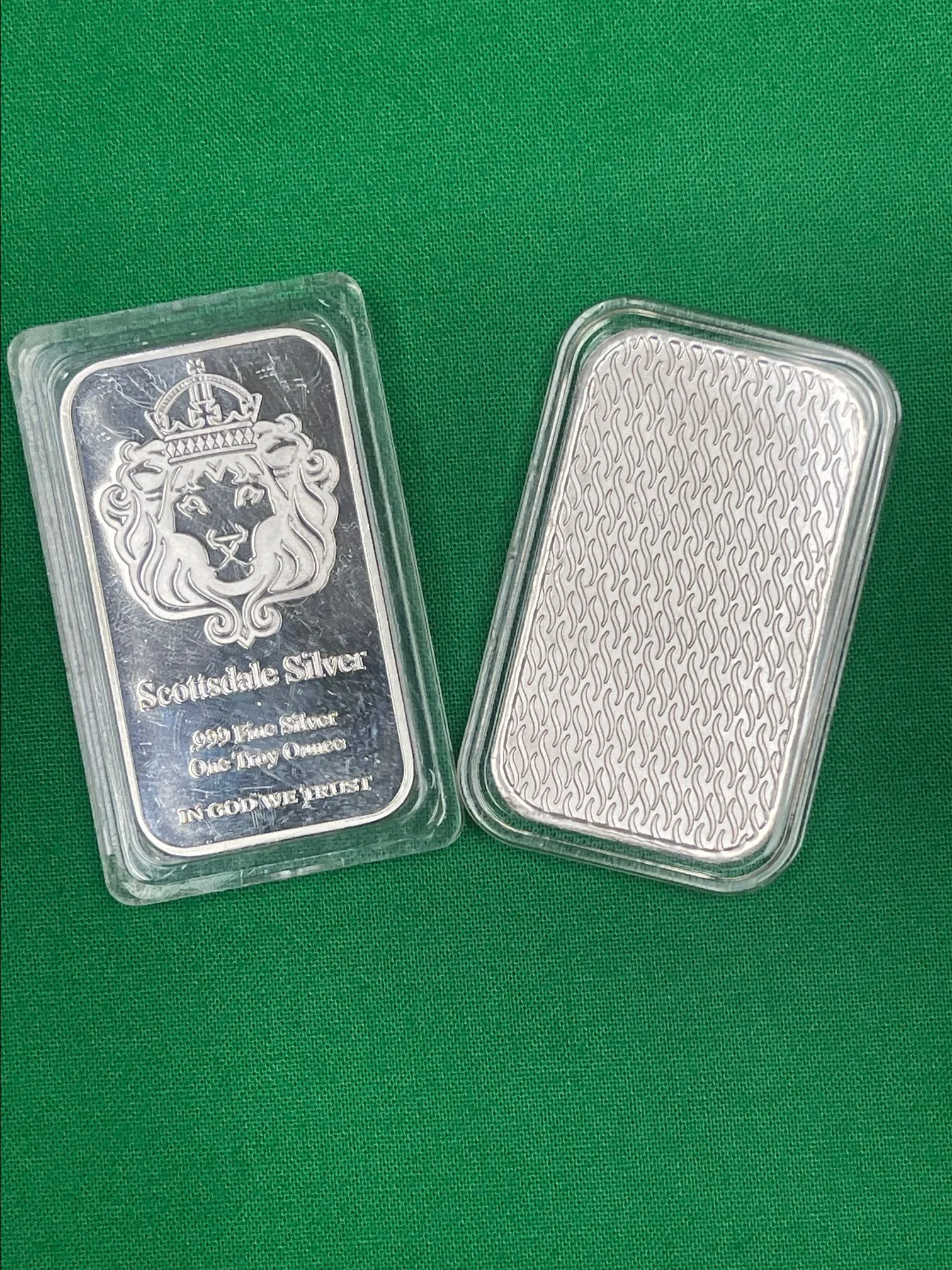 Product image for Scottsdale Mint 1 oz Silver Bar BU