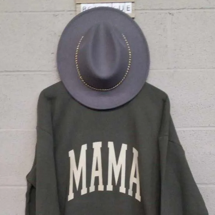Product image for MAMA OLIVE GREEN SWEATSHIRT