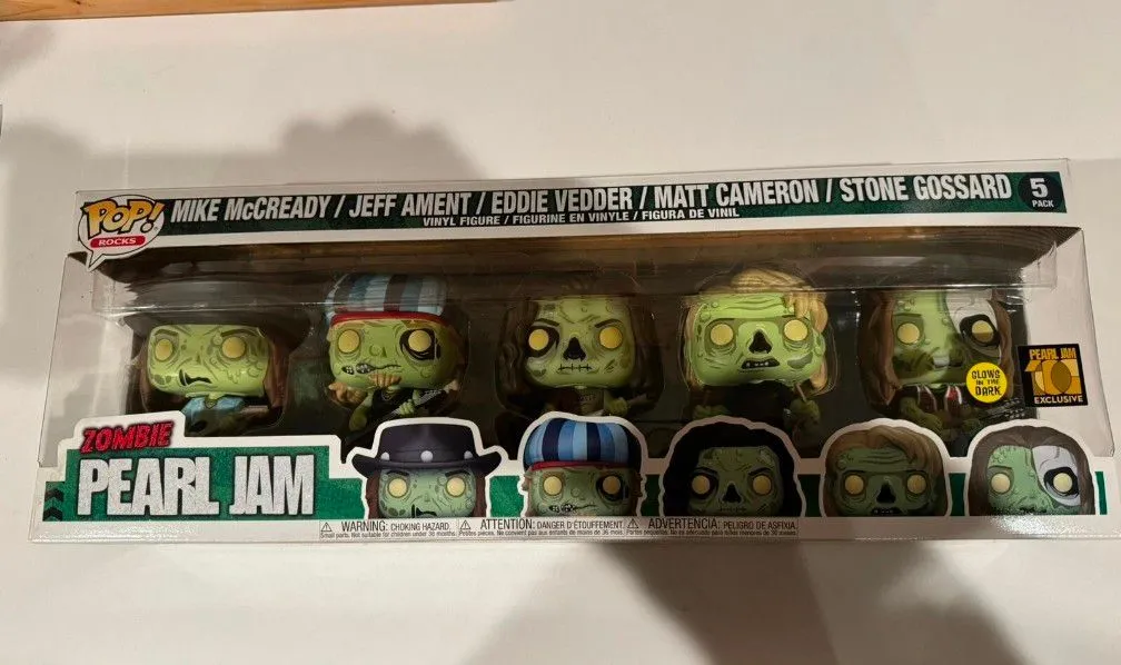 Product image for Pearl Jam Zombie Funko Pop 5-pack