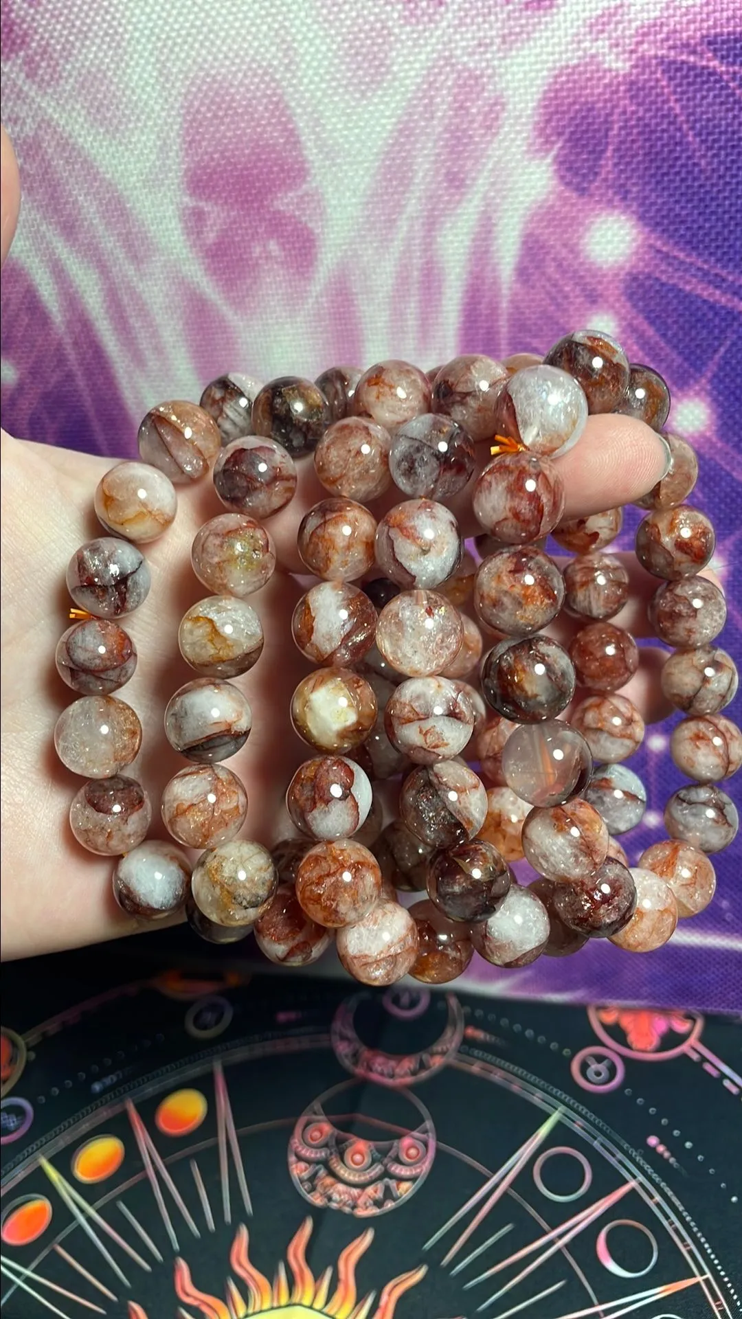 Product image for 12MM Fire Quartz Bracelet