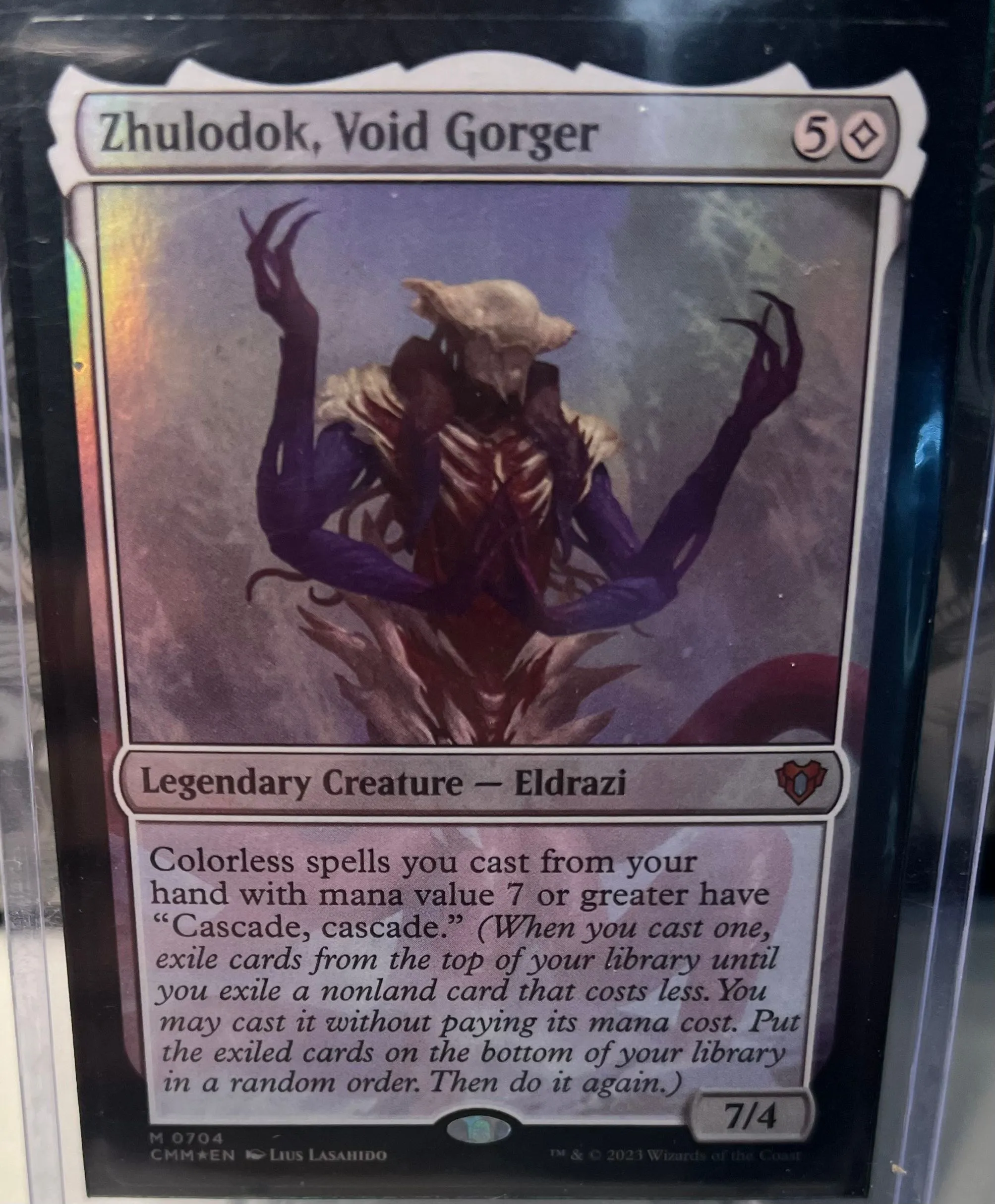 Product image for Single: Zhulodok, Void Gorger ✨Foil✨ - Commander Masters