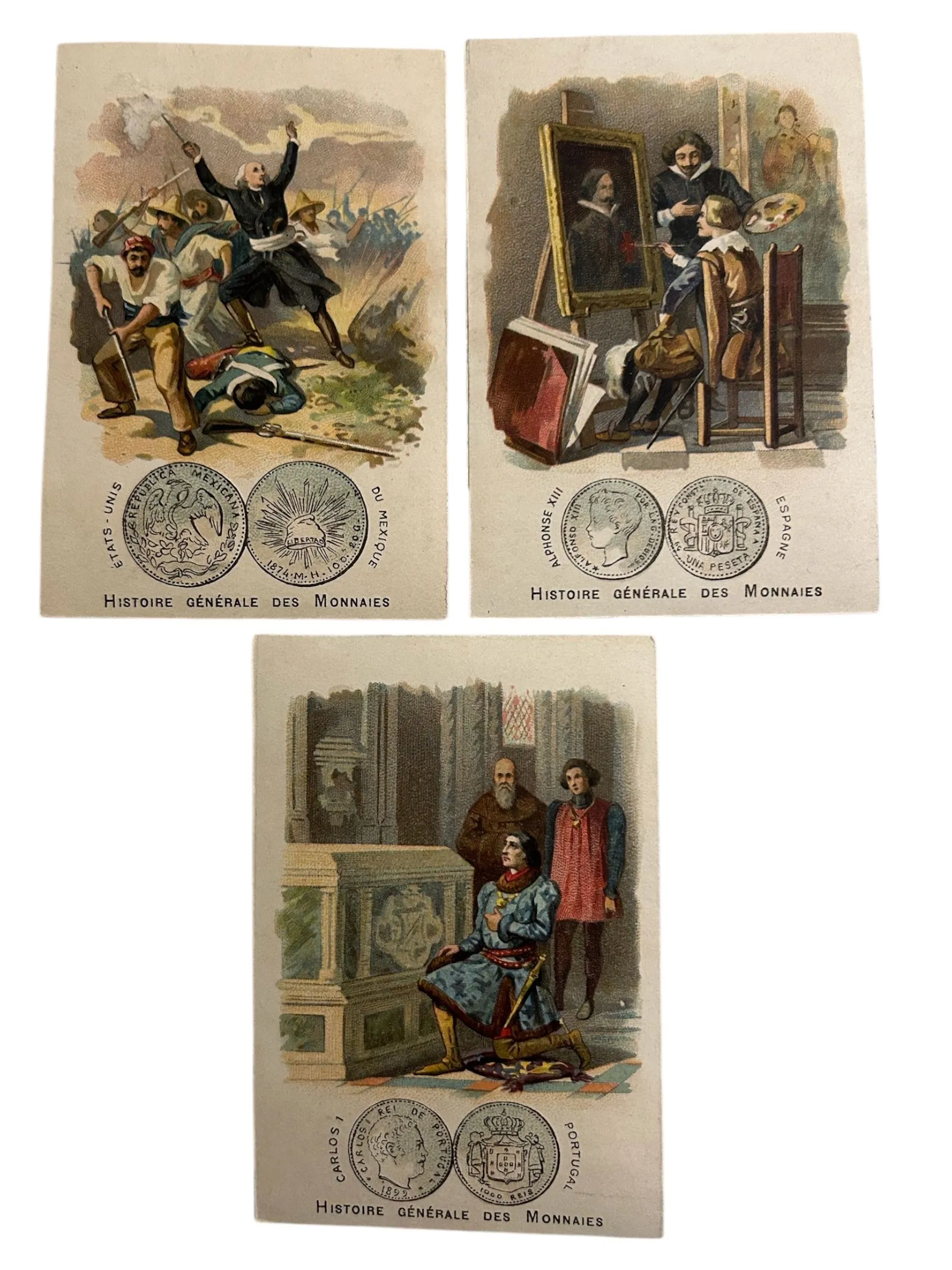Product image for 20) General History of Coins Chromo Cards- Choice