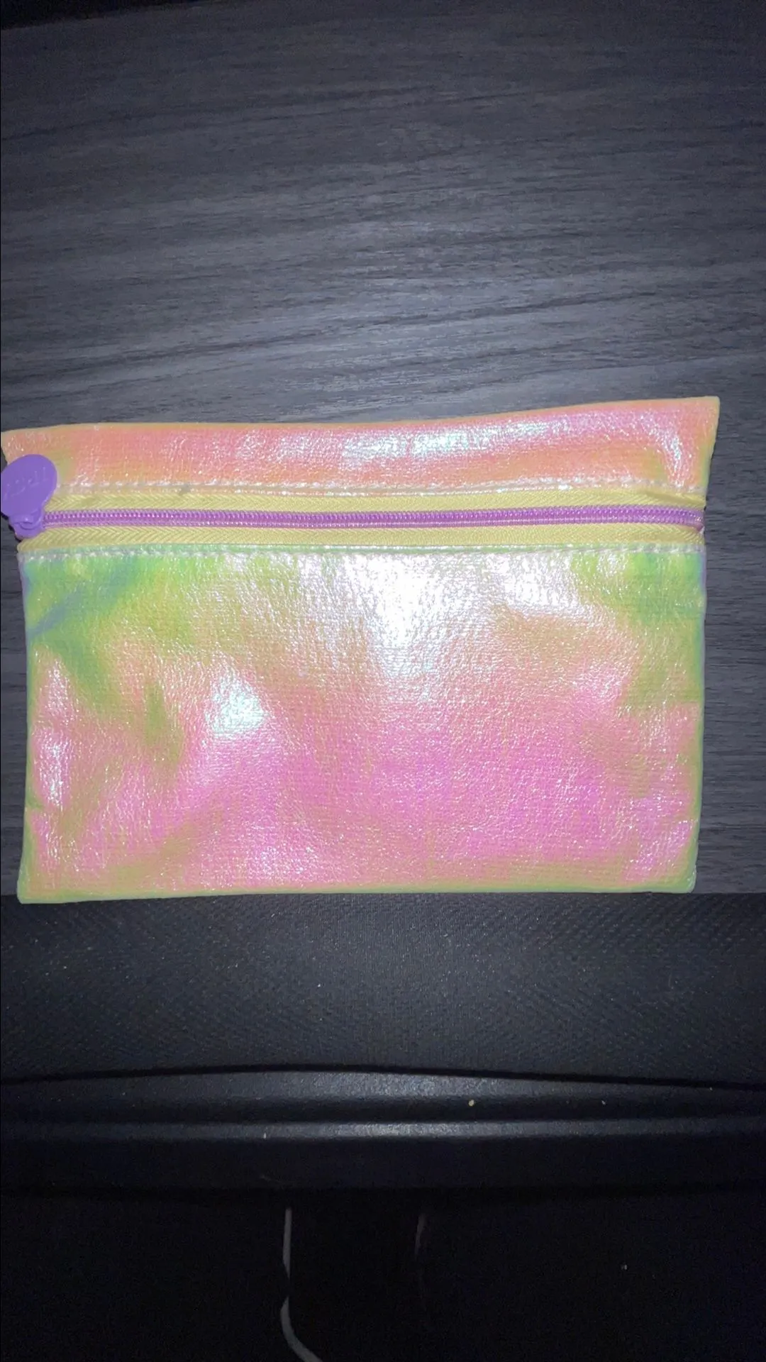 Product image for Ipsy Makeup Bag - 19 - Shimmer/ Purple Pull