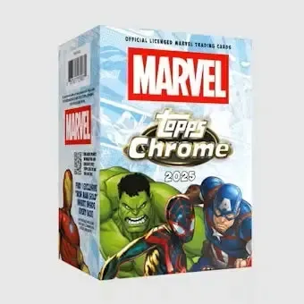 Product image for 2025 Topps Chrome Marvel Blaster Box