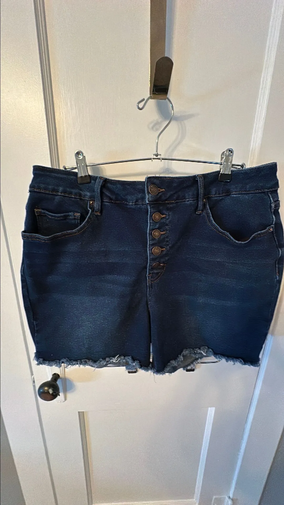Product image for Royalty for Me button fly shorts