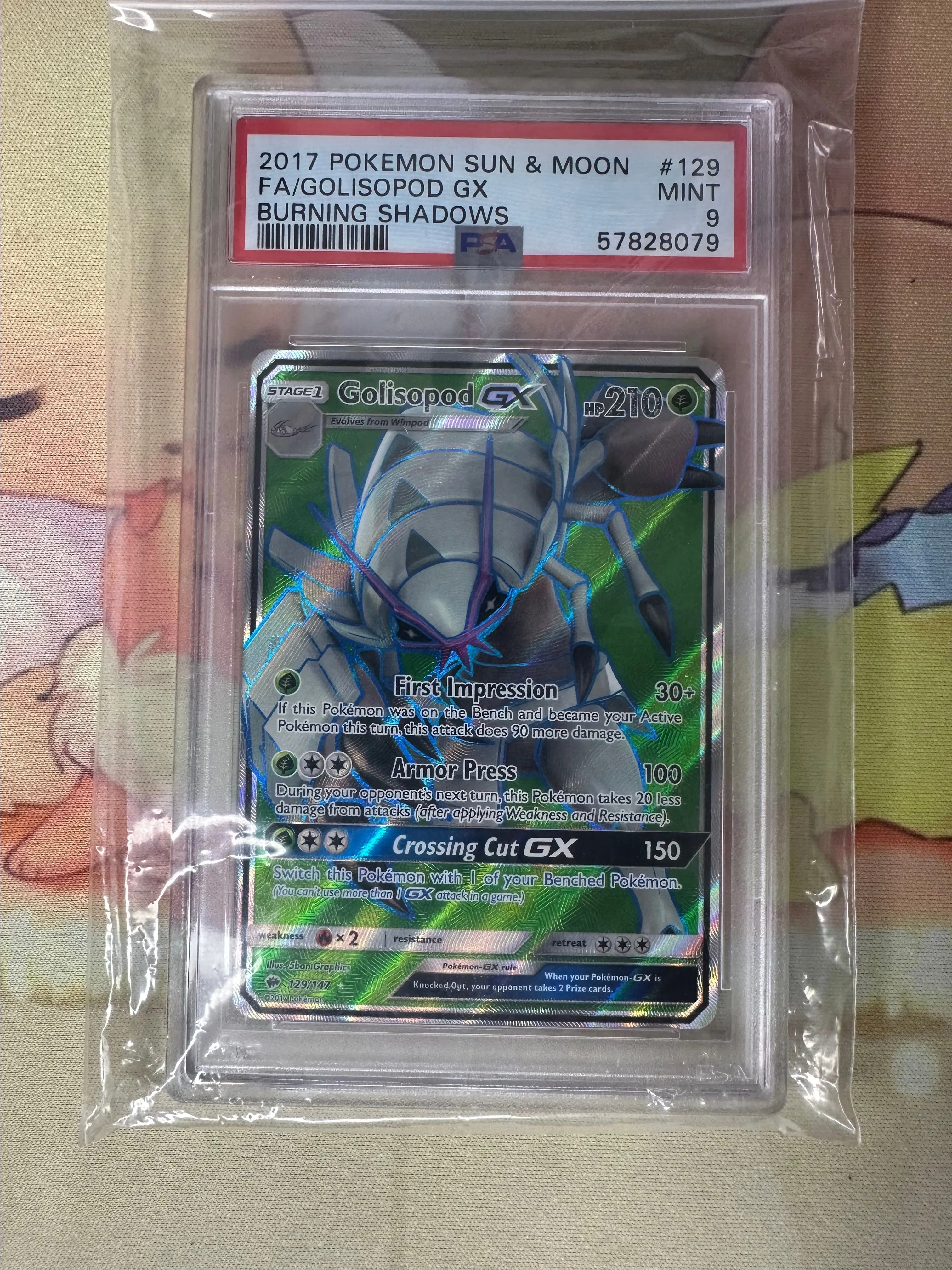 Product image for Golisopod GX PSA 9