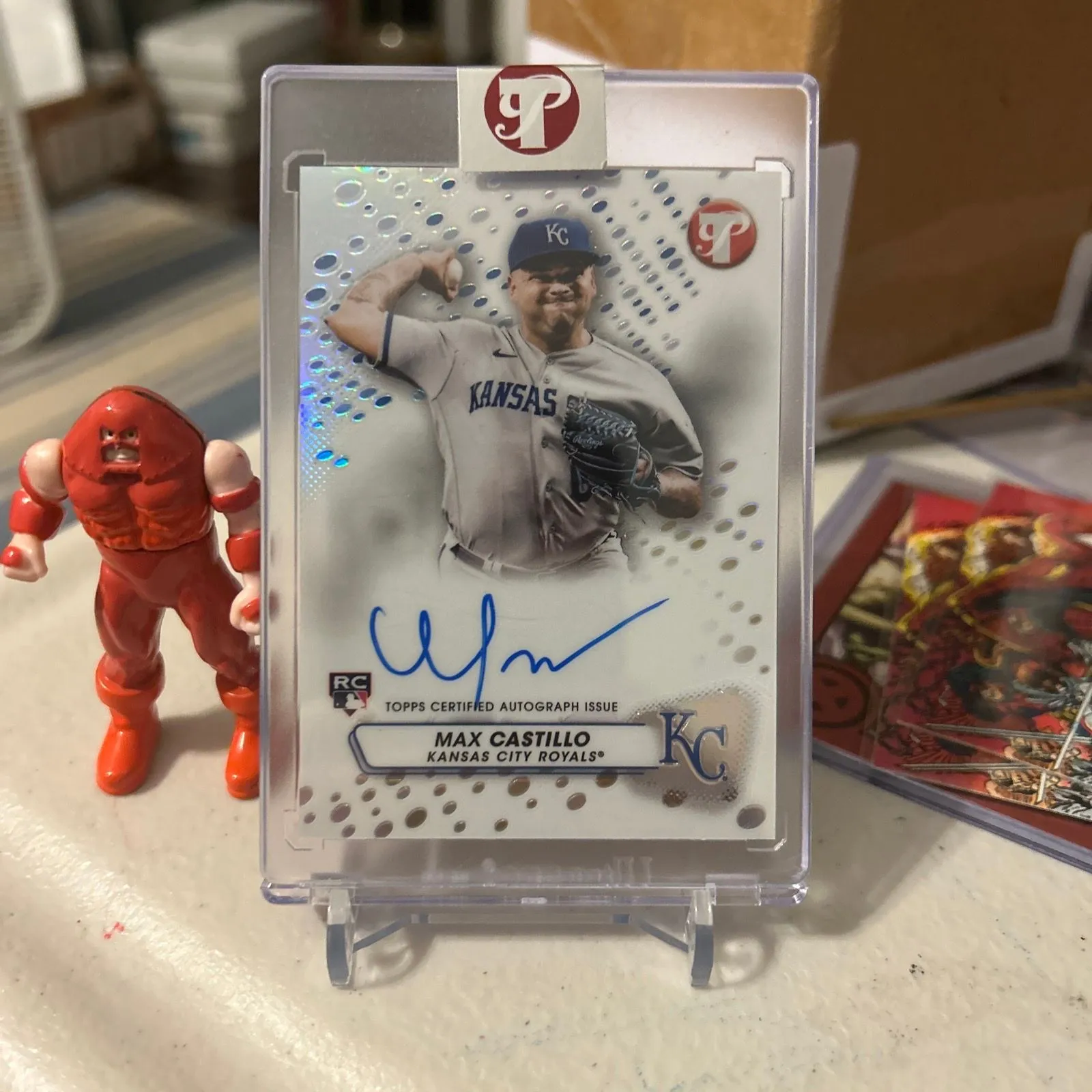 Product image for Topps Pristine 2023 Max Castillo auto factory sealed.