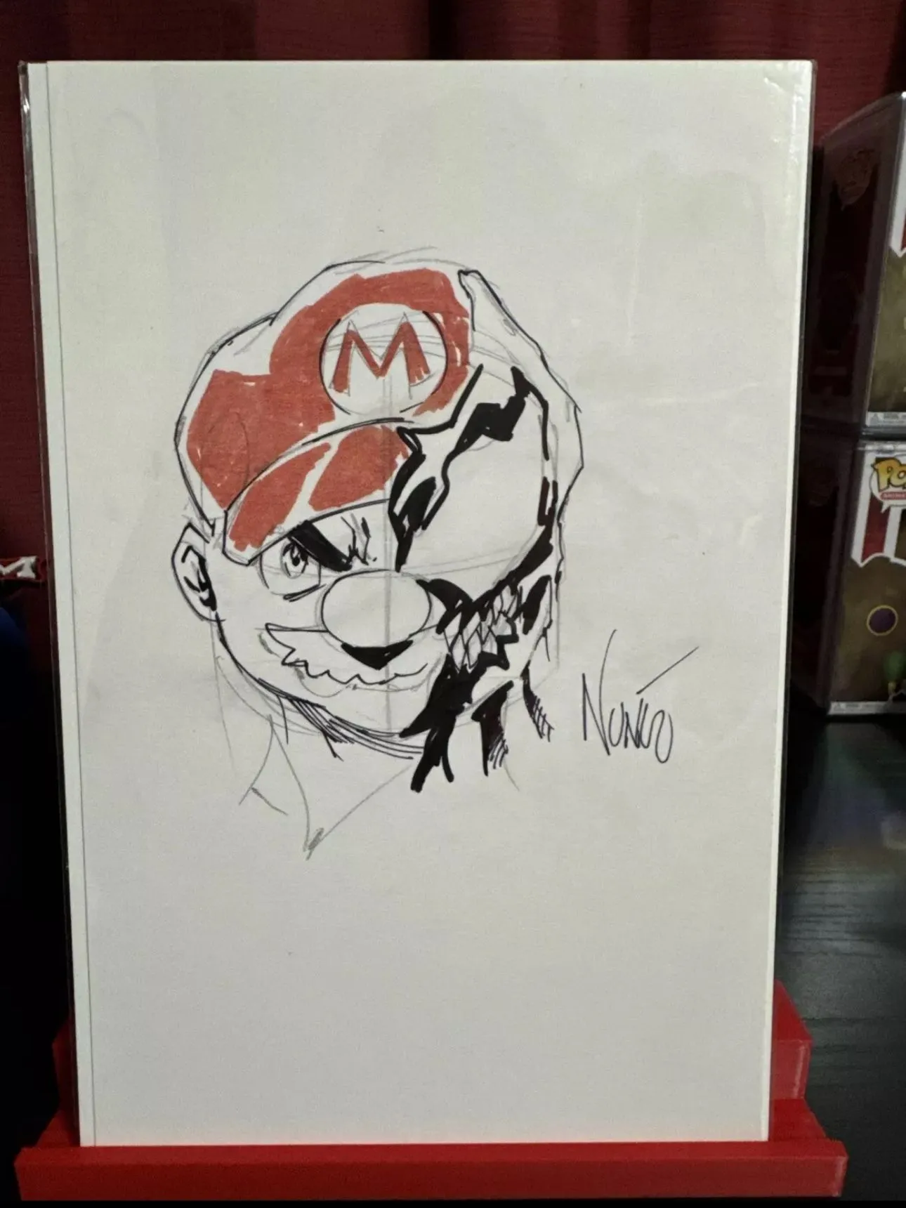 Product image for Venomozed Mario Sketch by Nunez