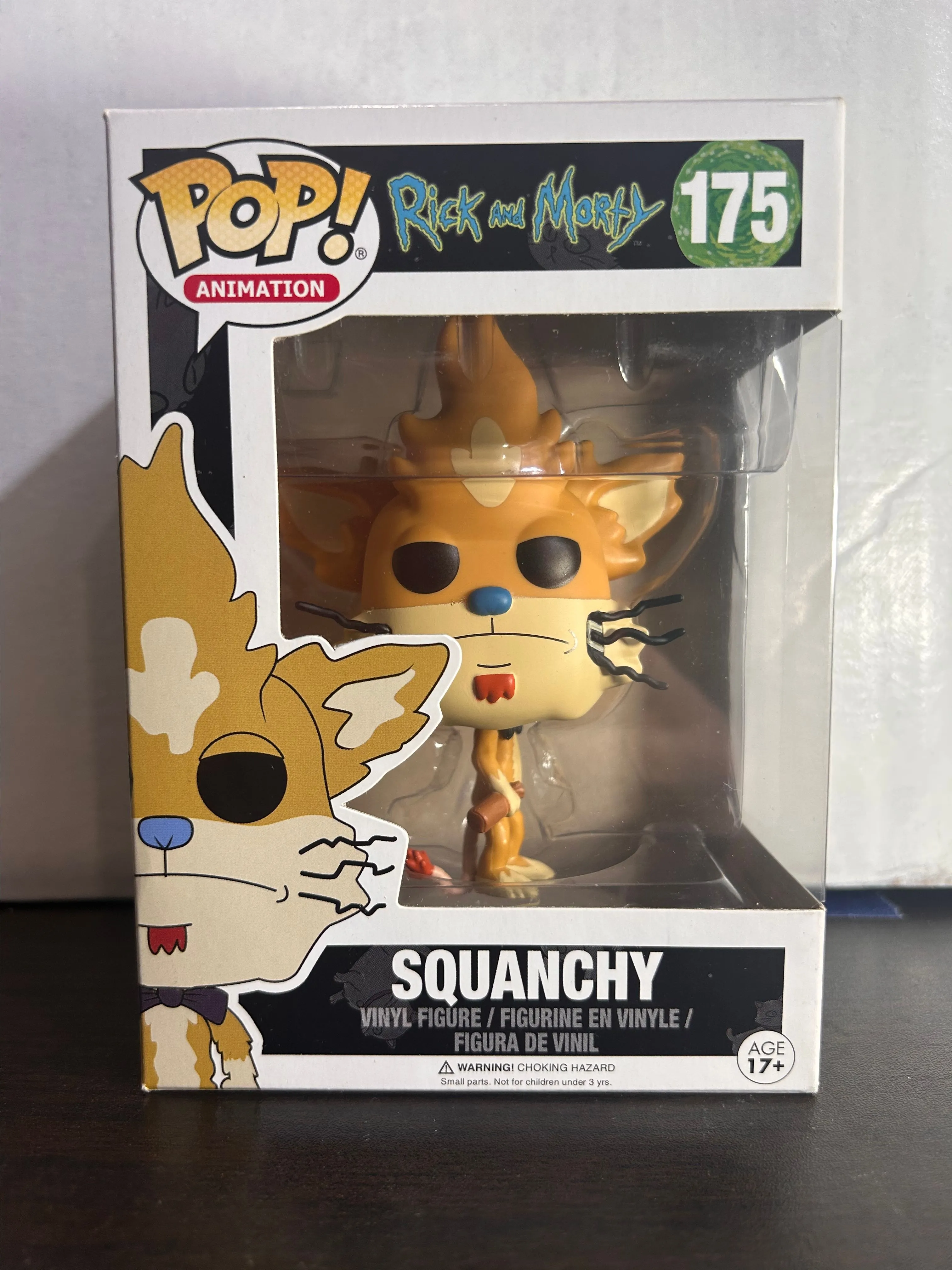 Product image for Squanchy Rick and Morty Animation Funko Pop 175 with Protector