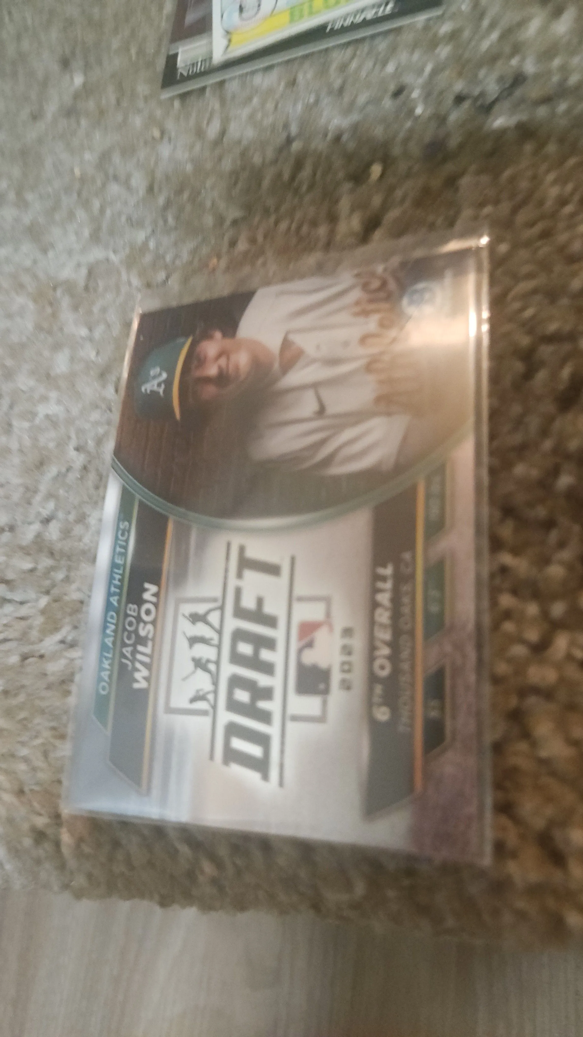 Product image for Jacob Wilson 2024 bowman draft night rookie Athletics 