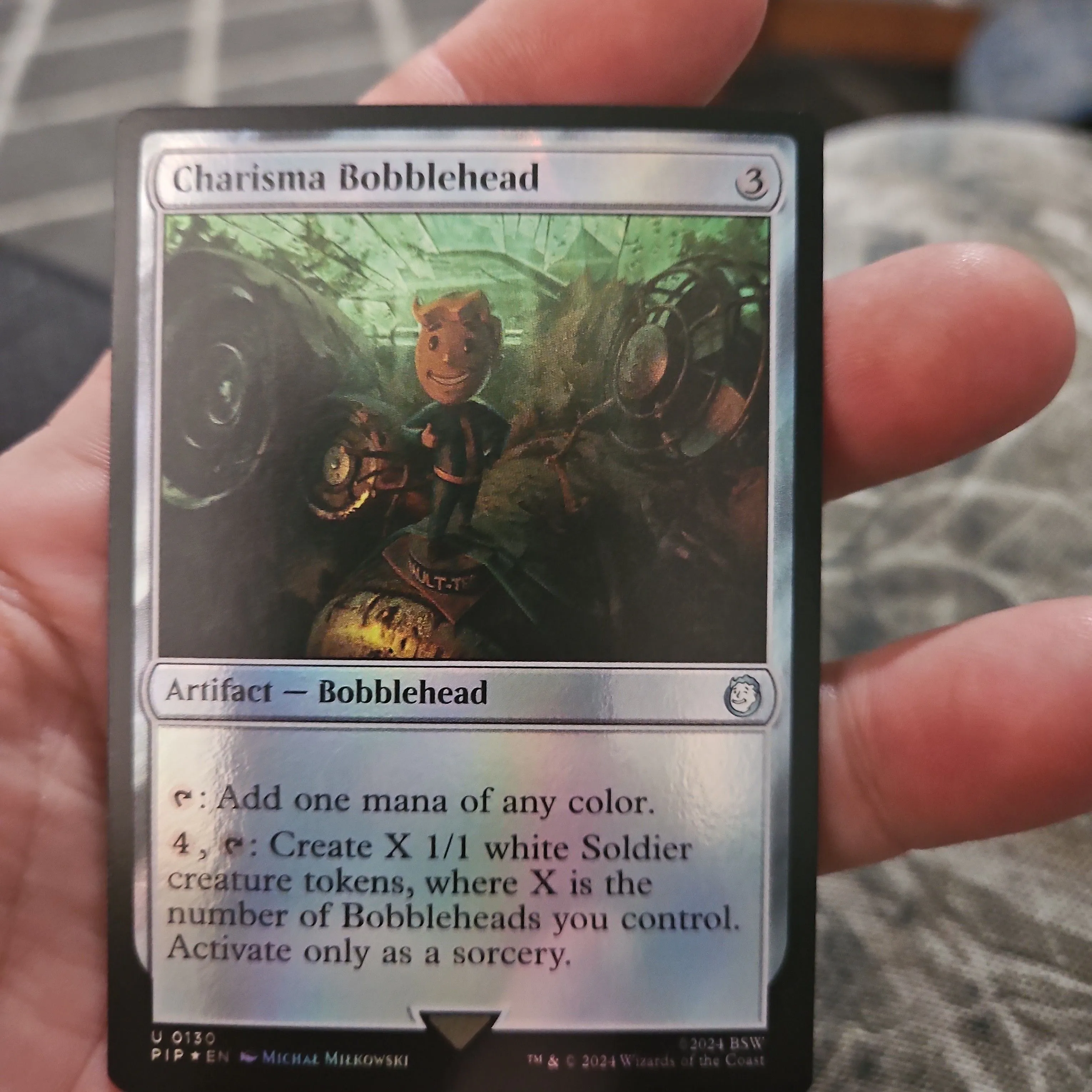 Product image for Charisma Bobblehead foil