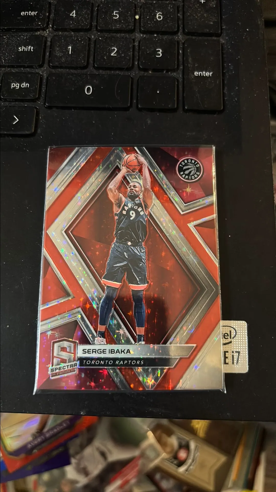 Product image for Serge Ibaka 2018 spectra red /99 Raptors