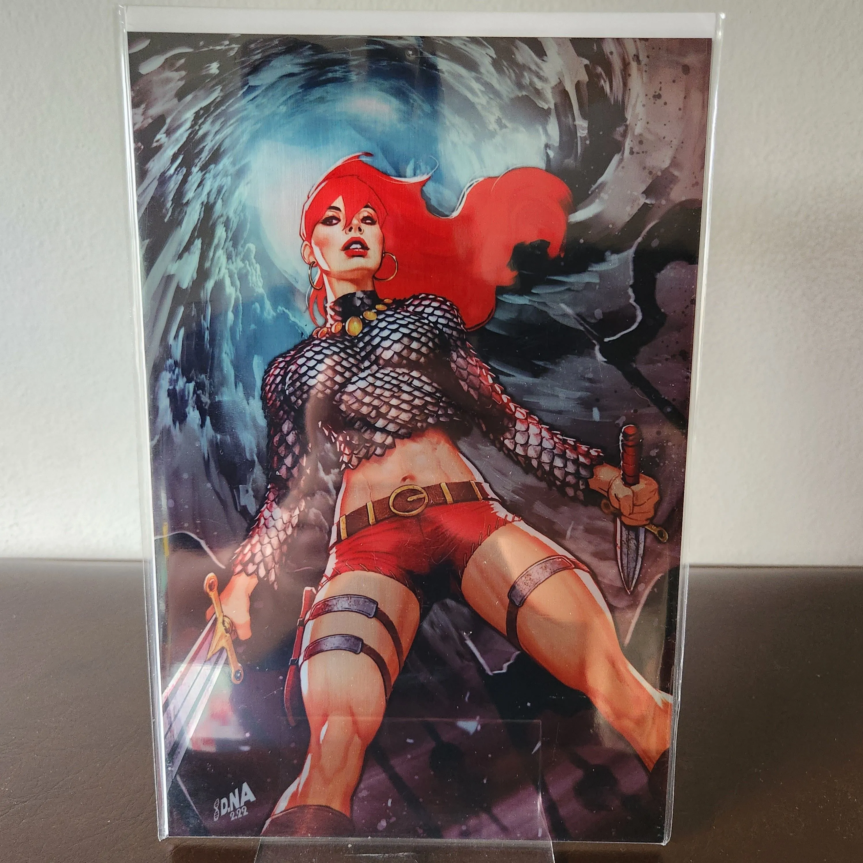 Product image for NAKAYAMA DNA Immortal Red Sonja #3 METAL Unknown Comics Exclusive