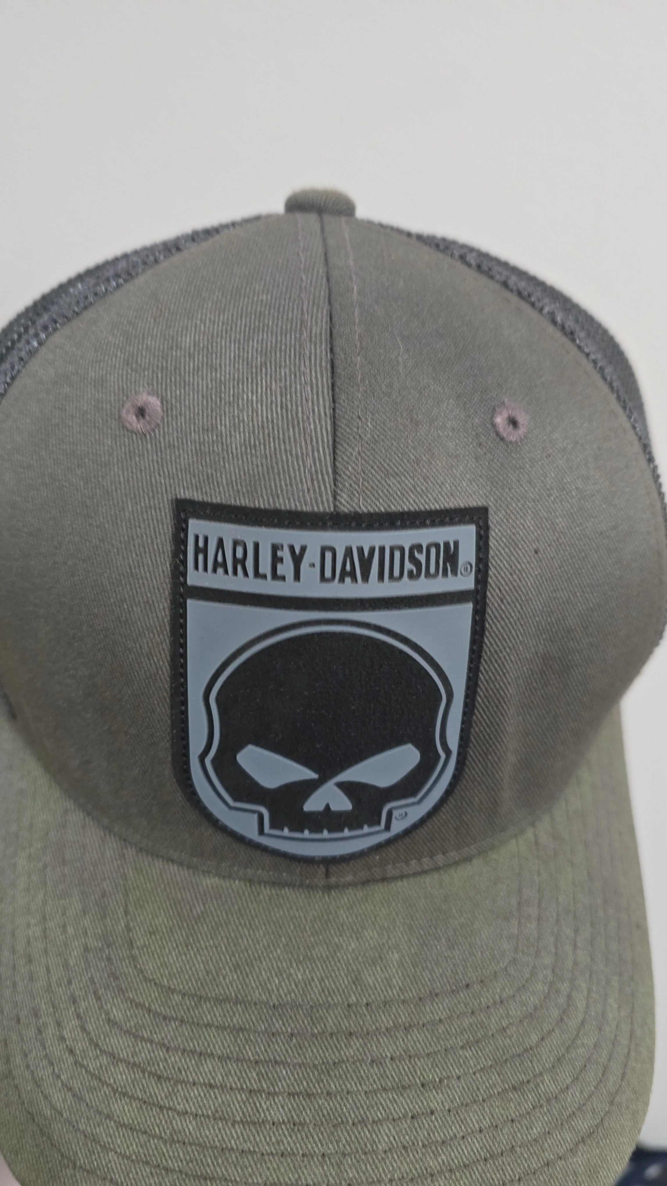 Product image for HD Army Green Skull Hat 