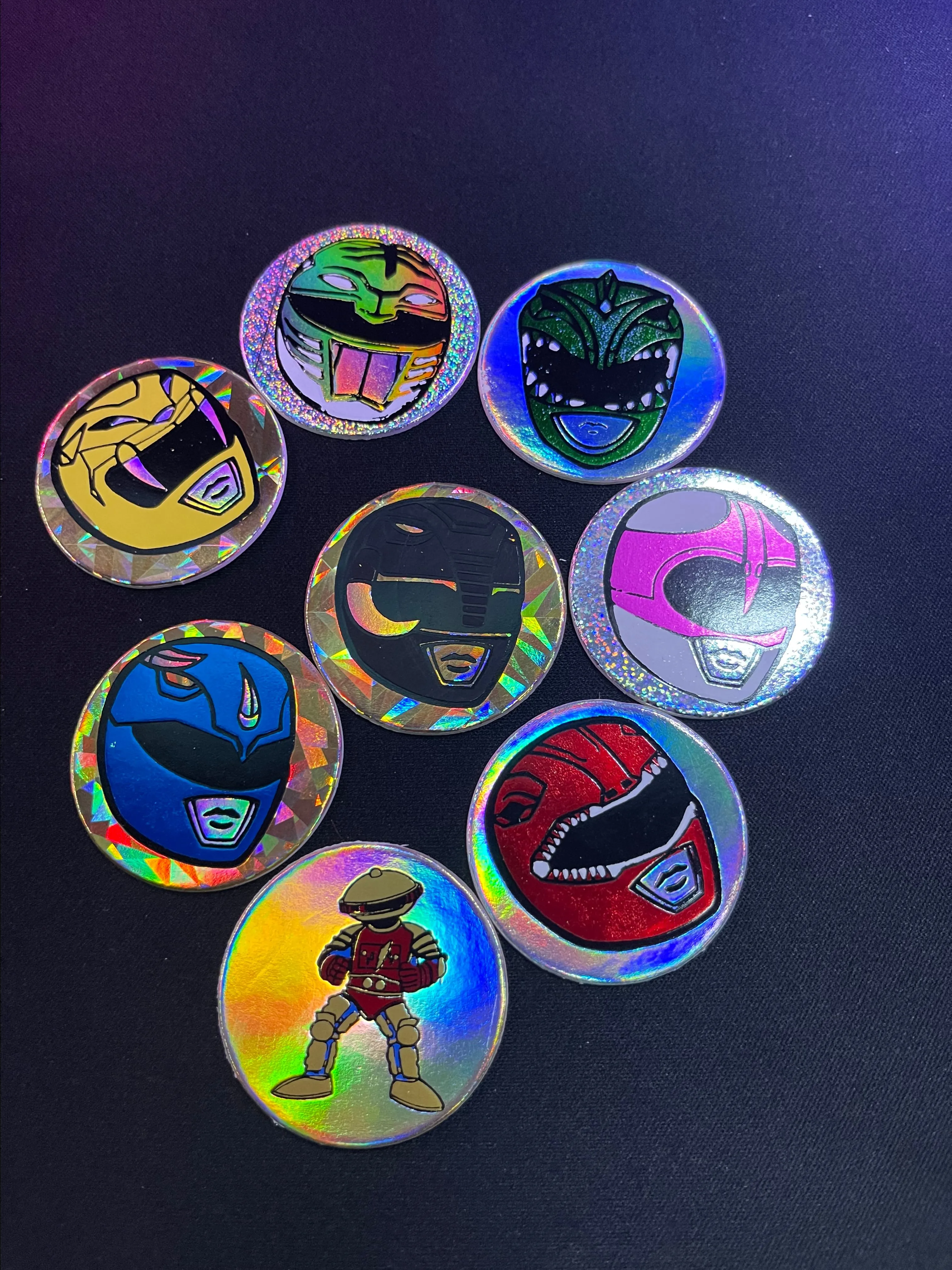 Product image for Power Rangers Foil Pogs
