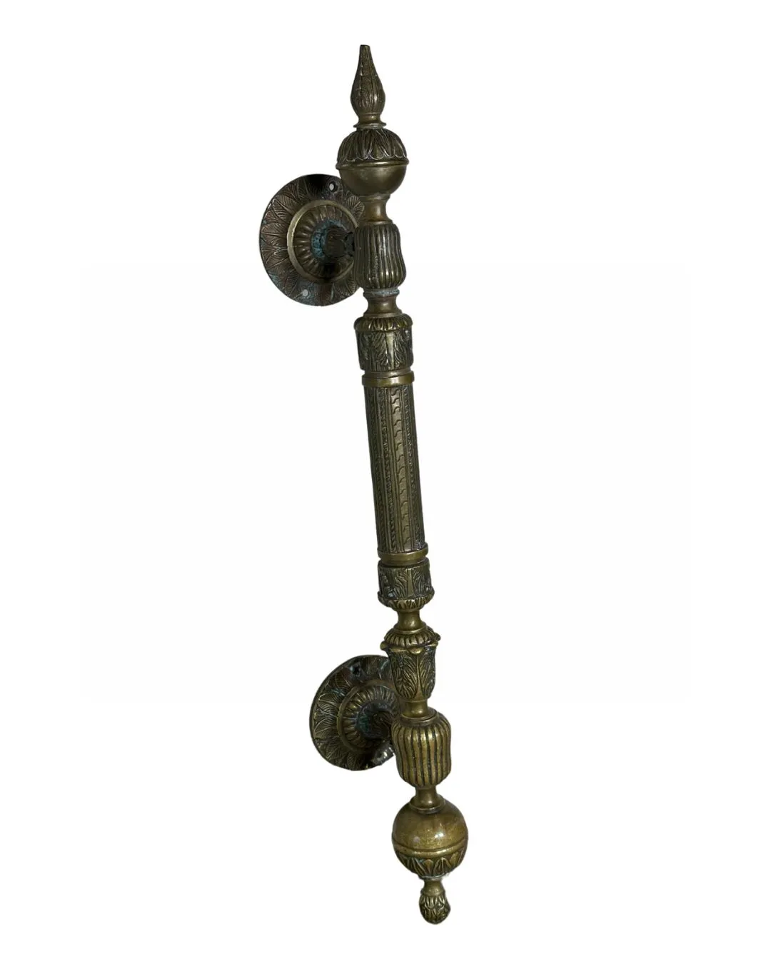 Product image for Vintage Brass Door Pull Handle 24.5"