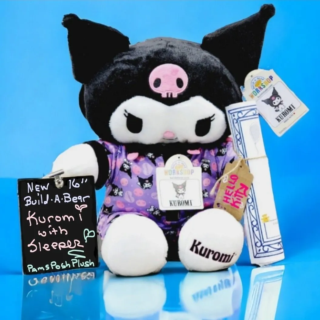 Product image for New Kuromi Build A Bear Plush with Sleeper