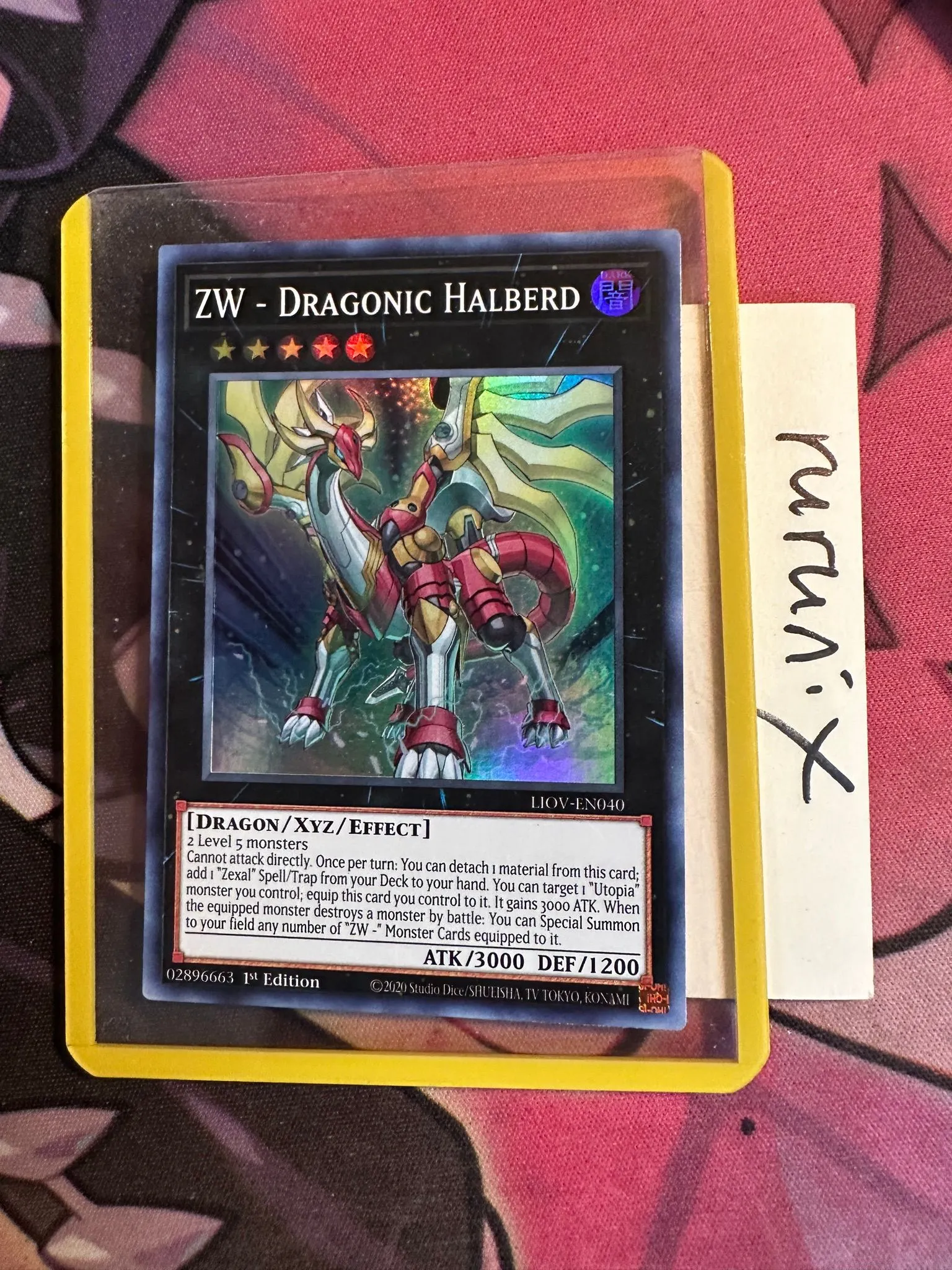 Yugioh ZW Dragonic Halberd LIOV-EN040 Super Rare - Lightning Overdrive  (LIOV)  Whatnot: Shop, Sell, Connect