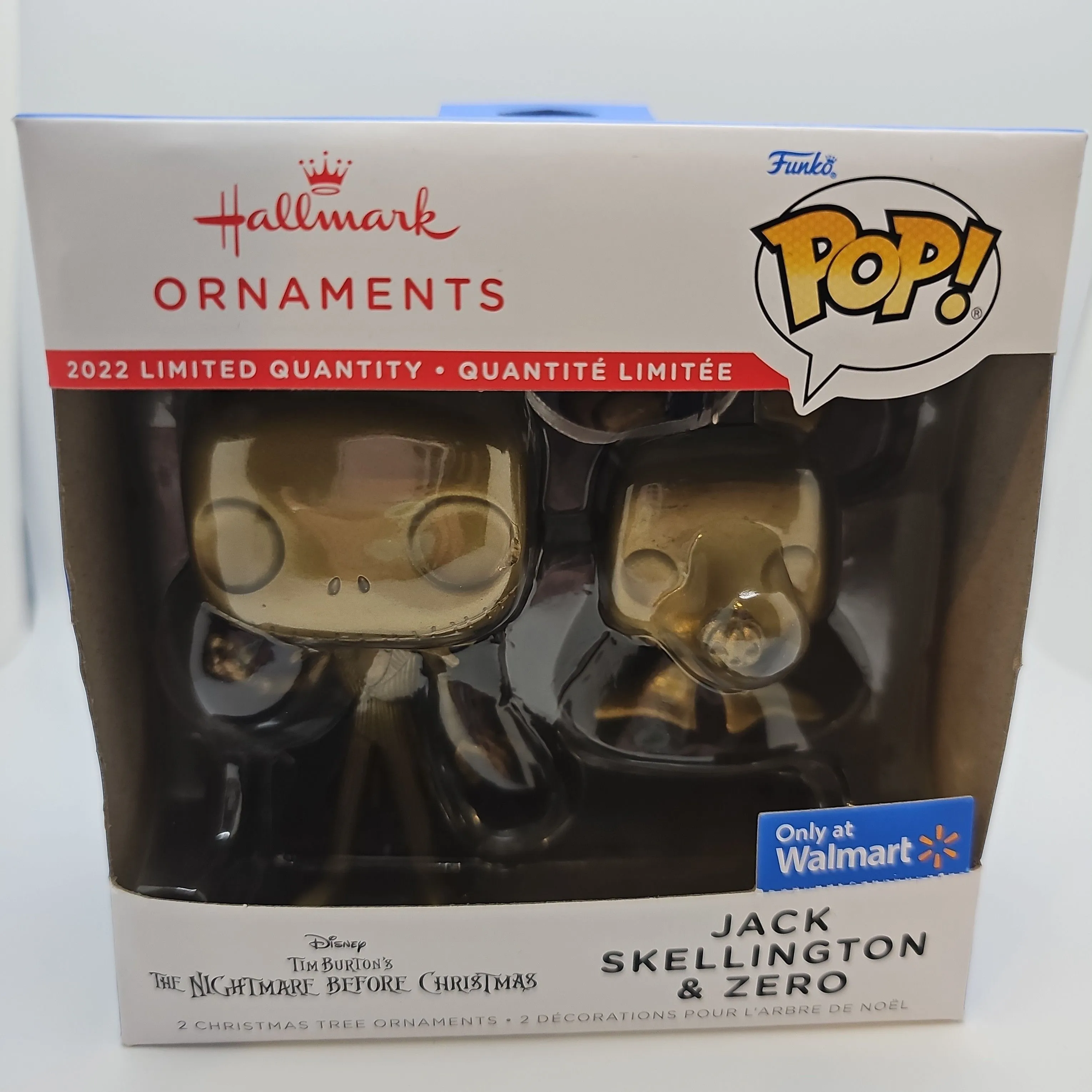 Product image for Jack Skellington & Zero Christmas Ornaments