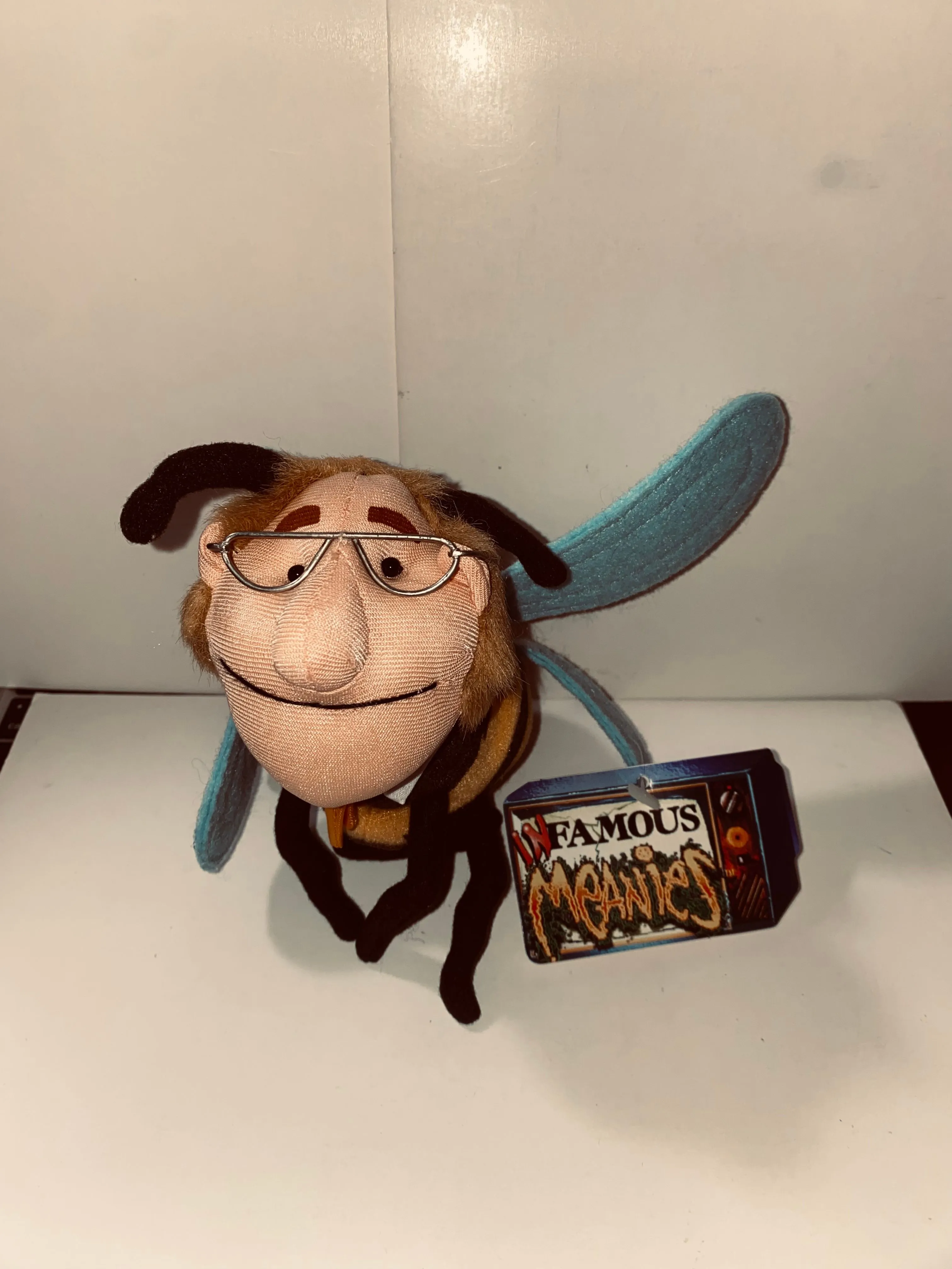Product image for Infamous Meanies Beanie Jerry Stinger Bee  Stuffed Animal 9” NWT VINTAGE 1998