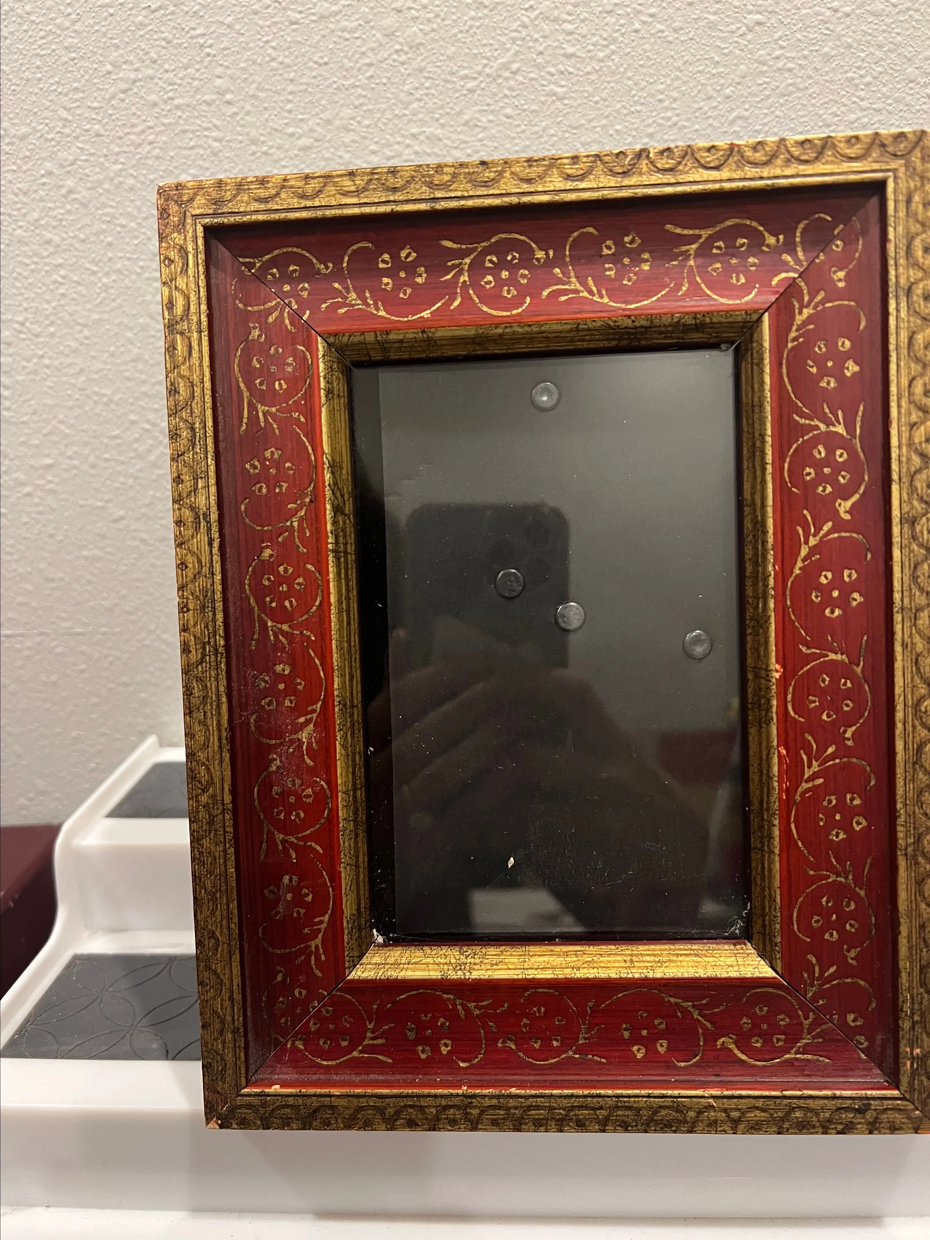 Product image for Vintage wooden hand painted frame