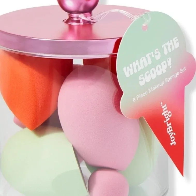 Product image for Joybright by Ulta Set of 8 Sponges & holder/ case MSRP $20