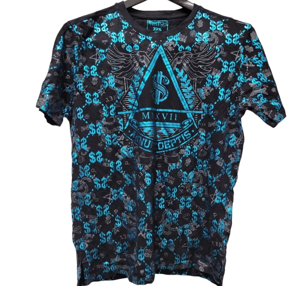 Product image for Switch Remarkable Annuit Coeptis Short Sleeves Graphic Print T-shirt 2XL Men's