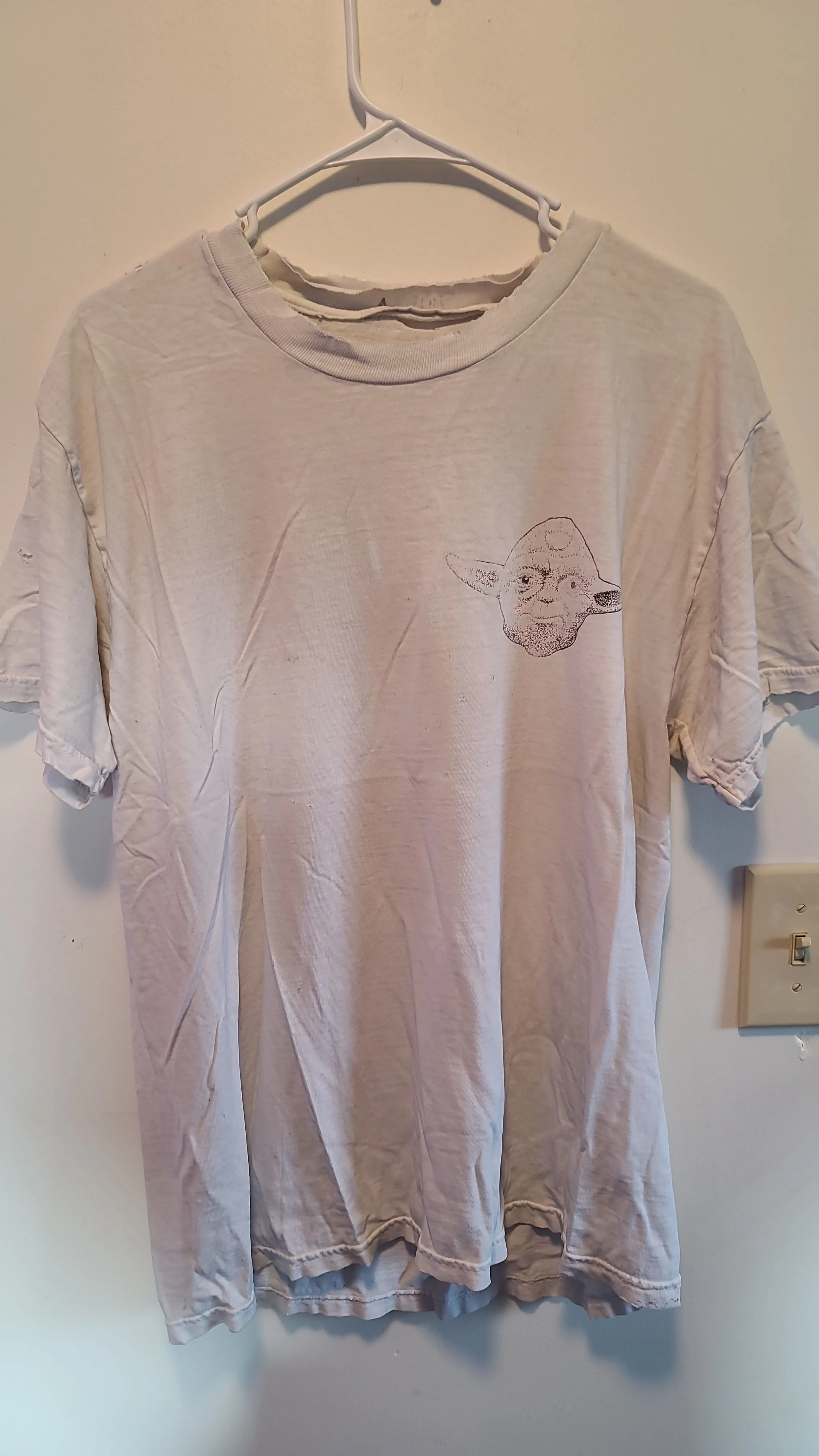 Product image for 1997 Ecofest Yoda tee L/XL