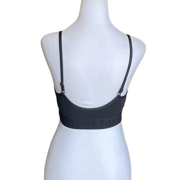 Product image for Women's PINK Sports Bra Black Size S
