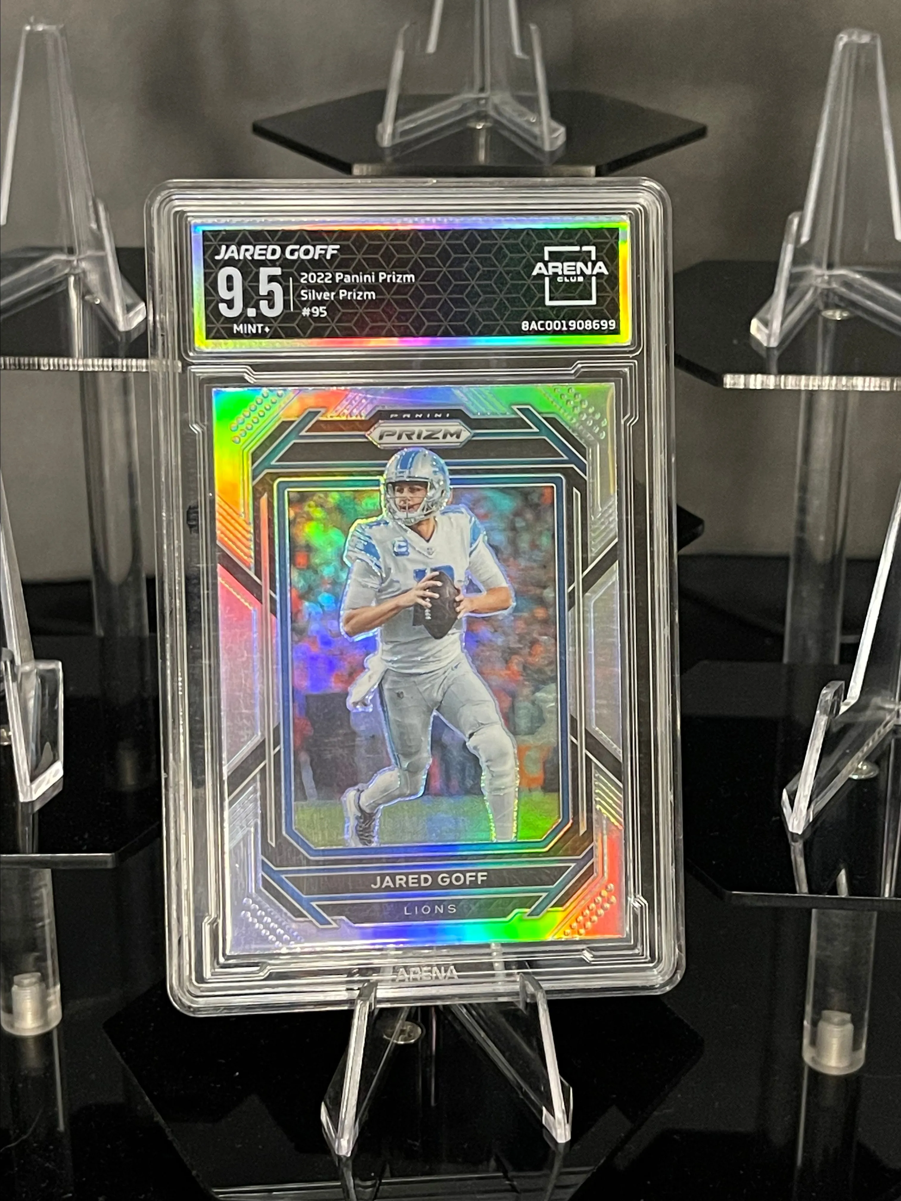 Product image for 2022 Panini Prizm Jared Goff Silver Prizm