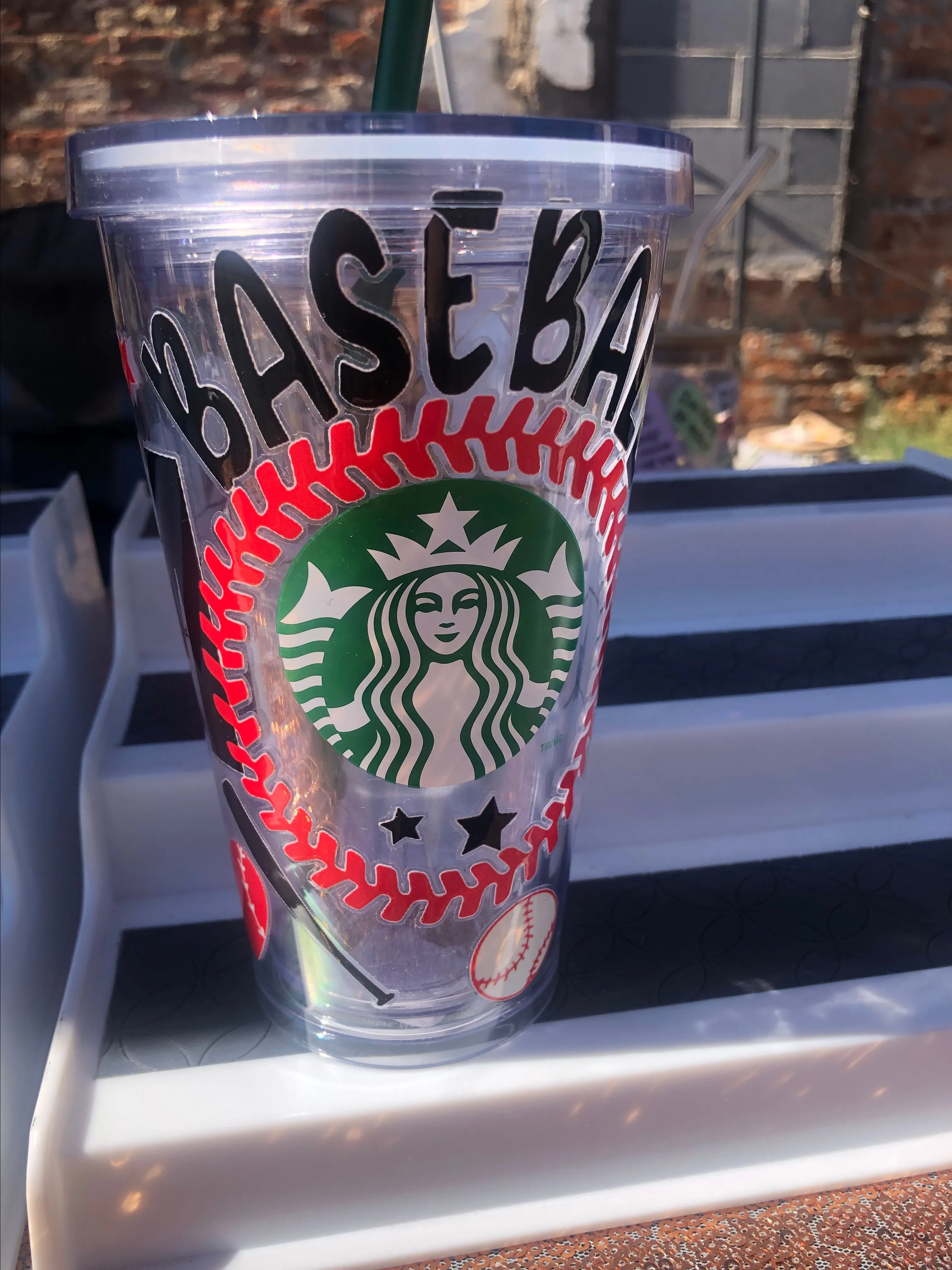 Product image for Baseball Mom Starbucks tumbler