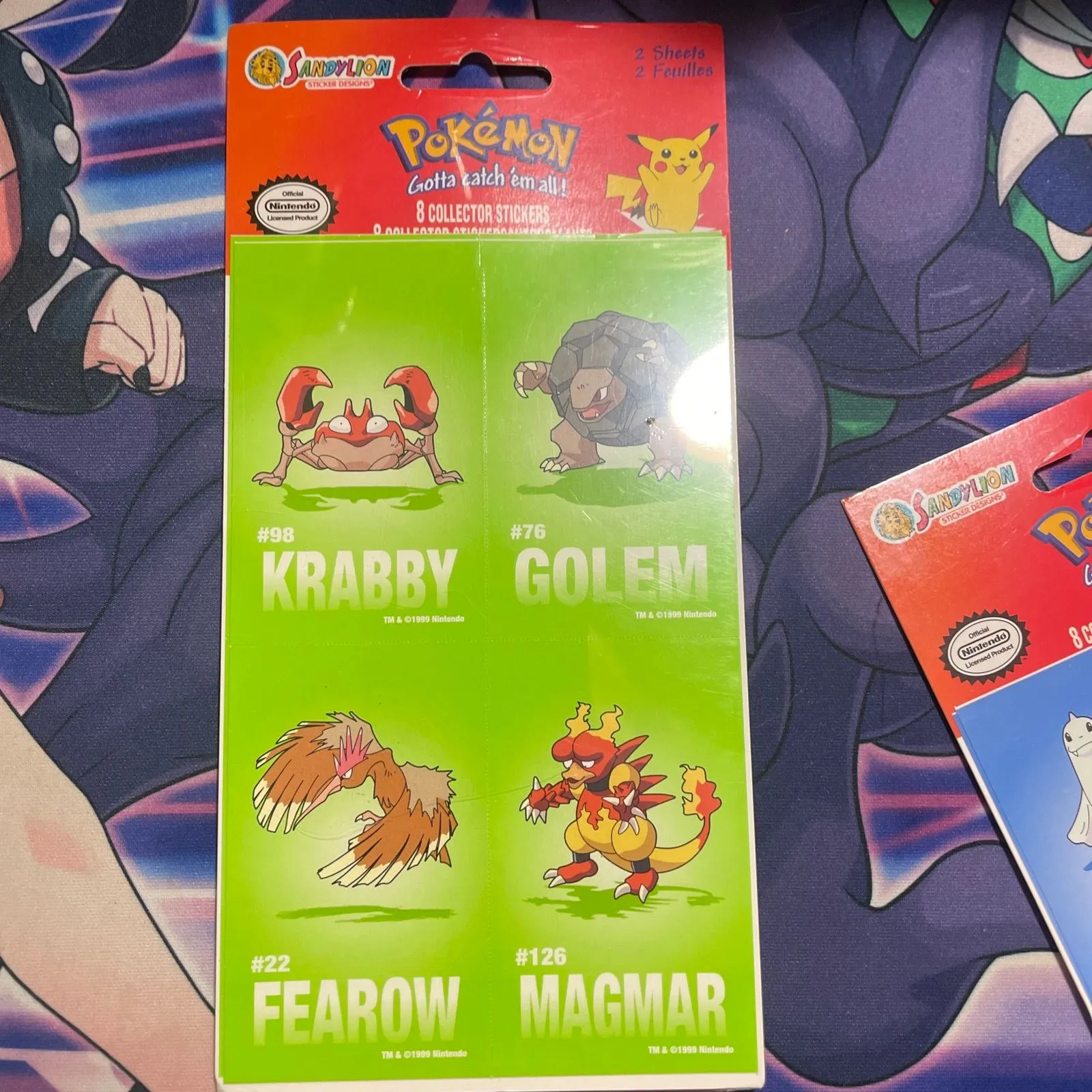 Product image for Uncut Sandylion sticker sealed 2 sheets