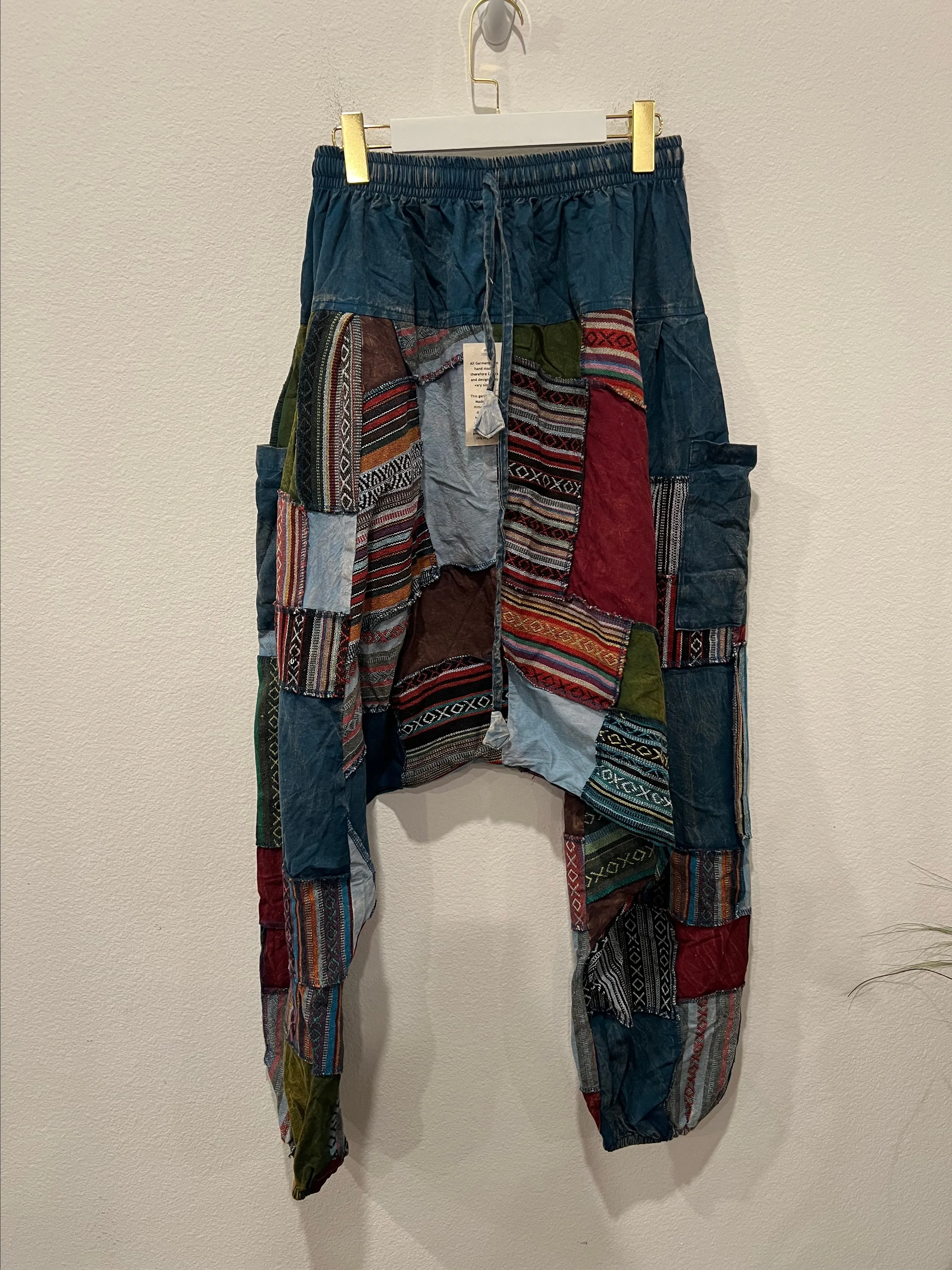 Product image for Patchwork Harem Pants - Multicolor by Kathmandu One Size Fits S-XL