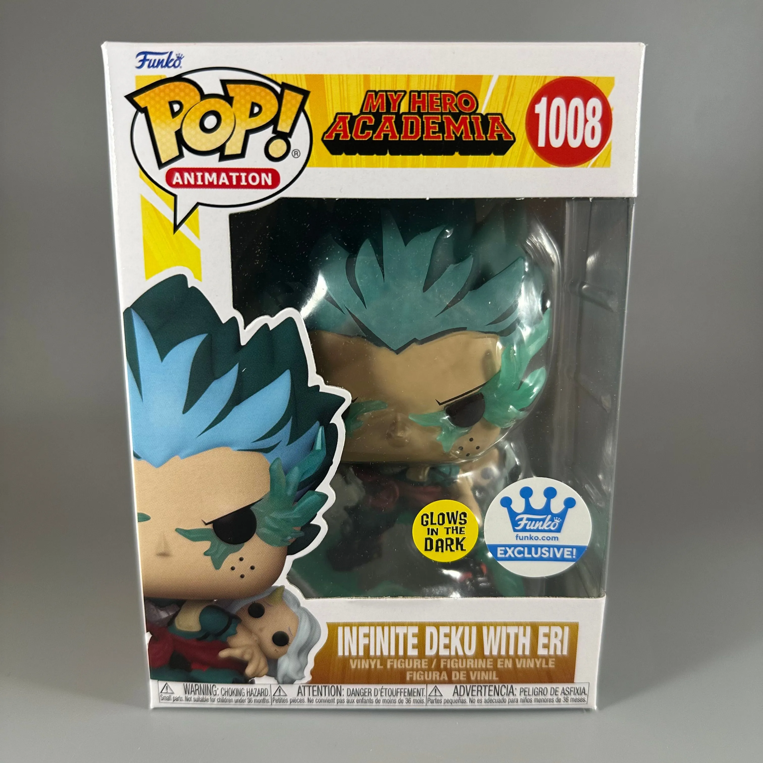 Product image for Funko Pop! Vinyl: My Hero Academia - Infinite Deku with Eri (Glows in the Dark)