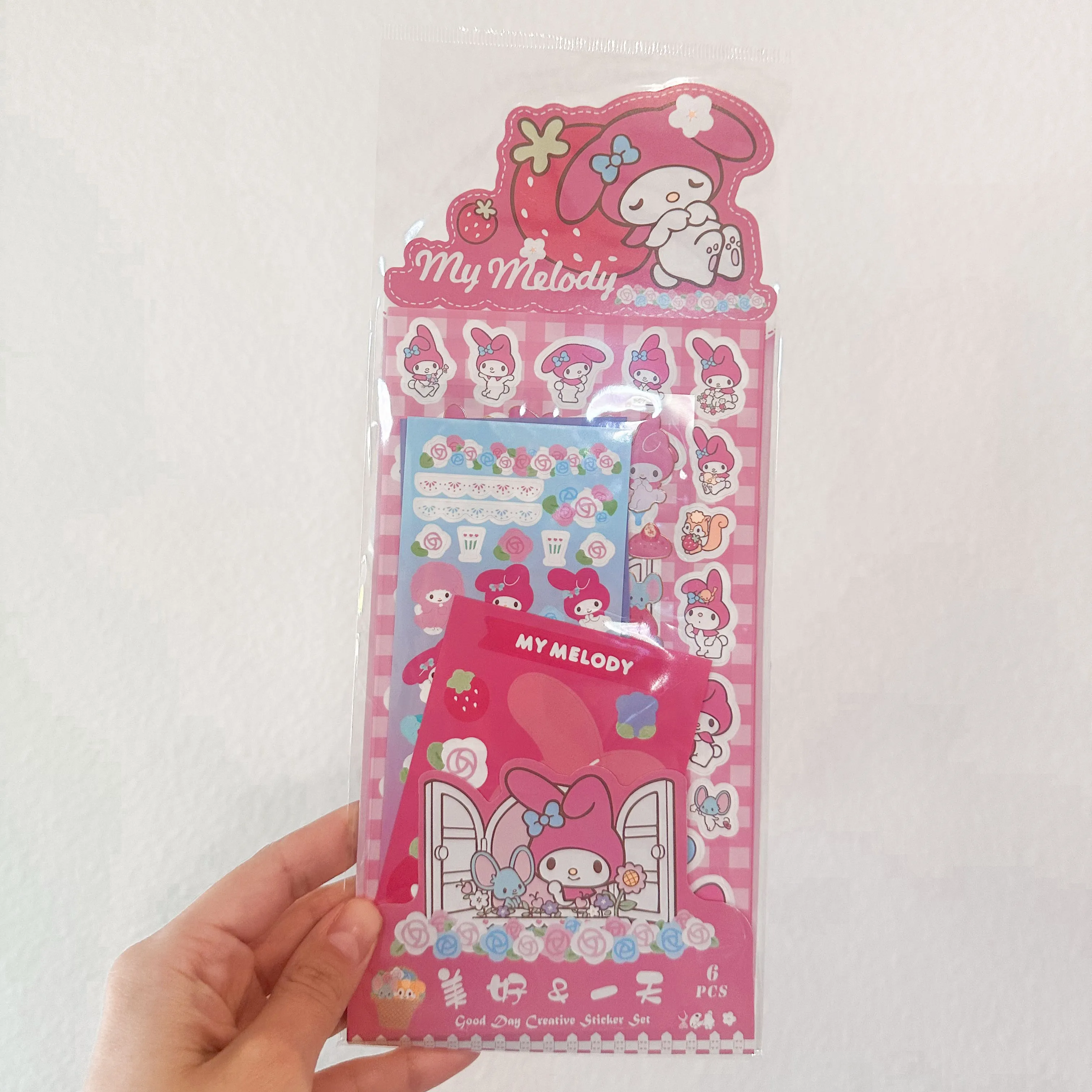 Product image for My Melody sticker sheet pack
