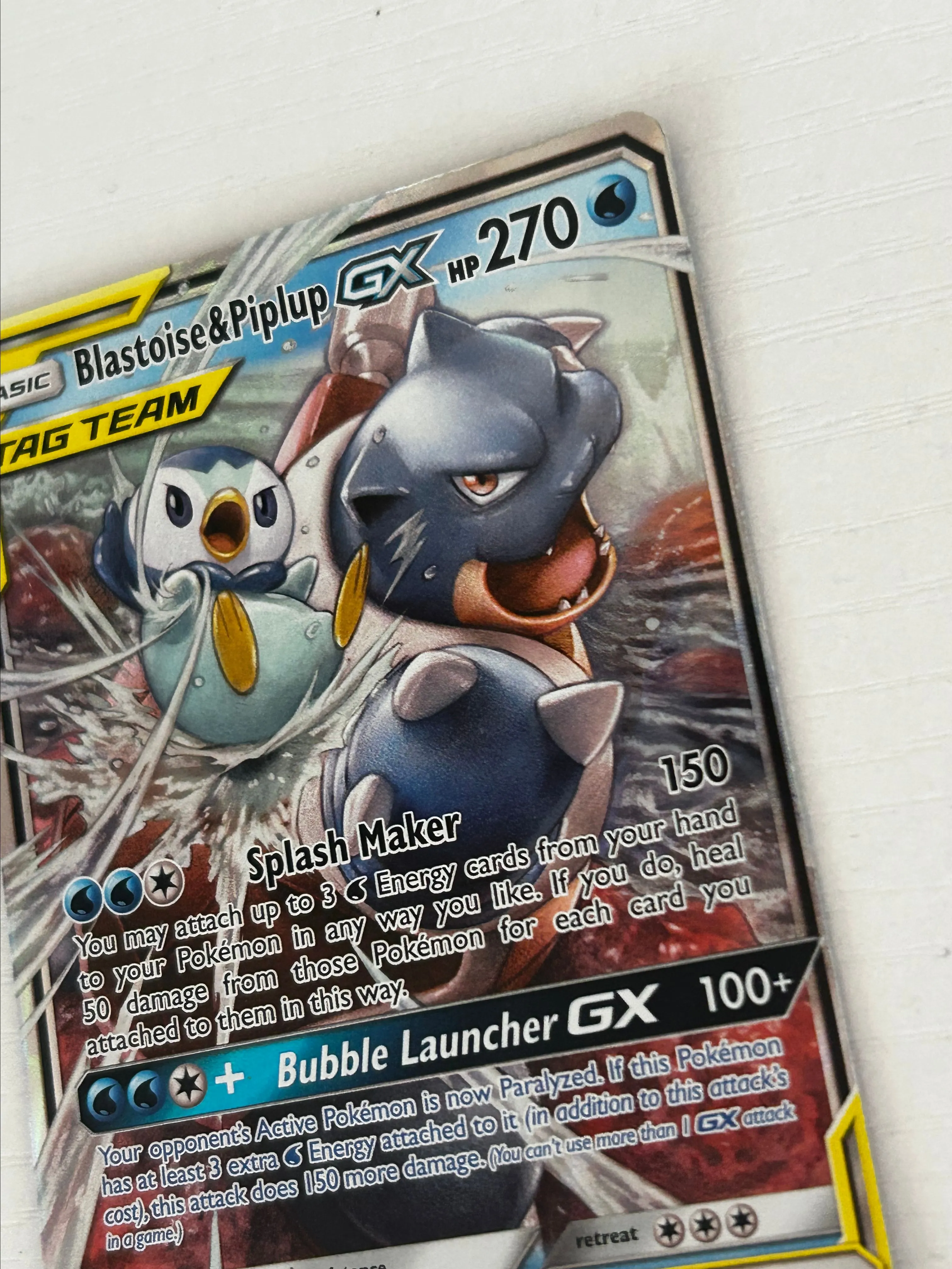 Blastoise & Piplup Tag Team Gx Pokmon Card 38/236  Whatnot: Shop, Sell,  Connect