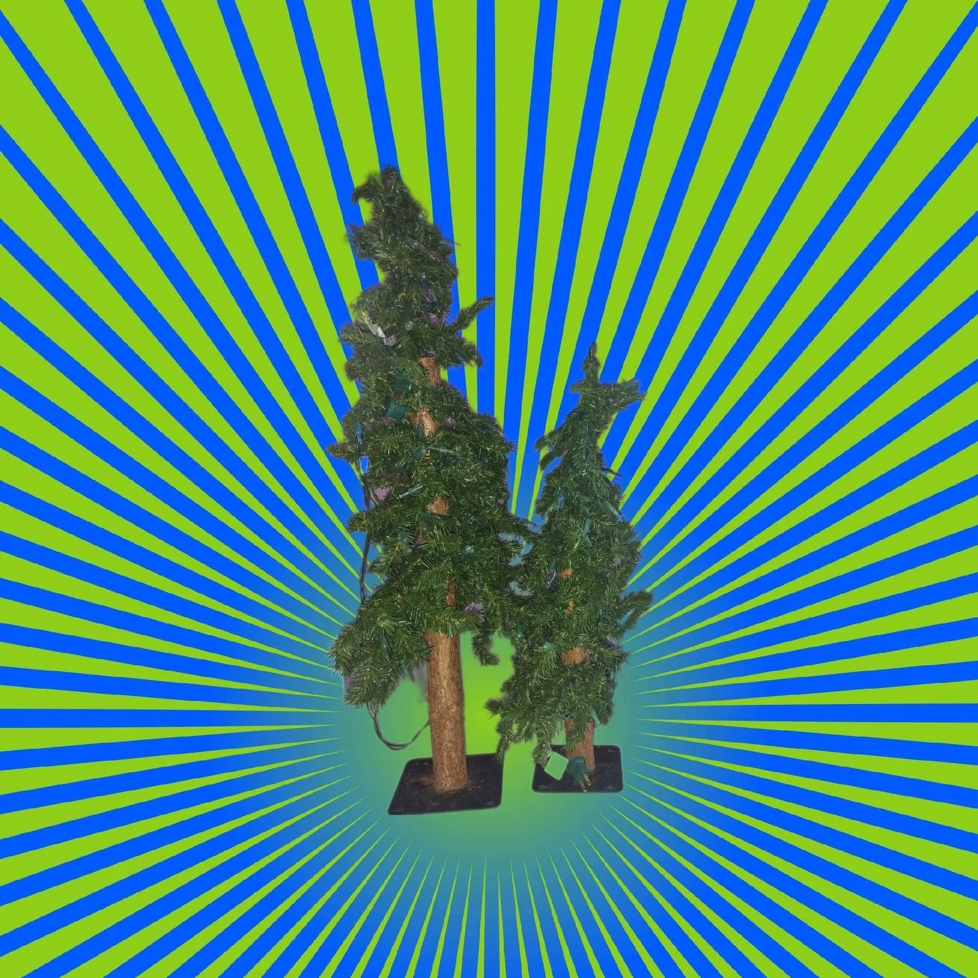 Product image for 3FT & 2FT CHRISTMAS TREES *LIGHTS DO NOT WORK