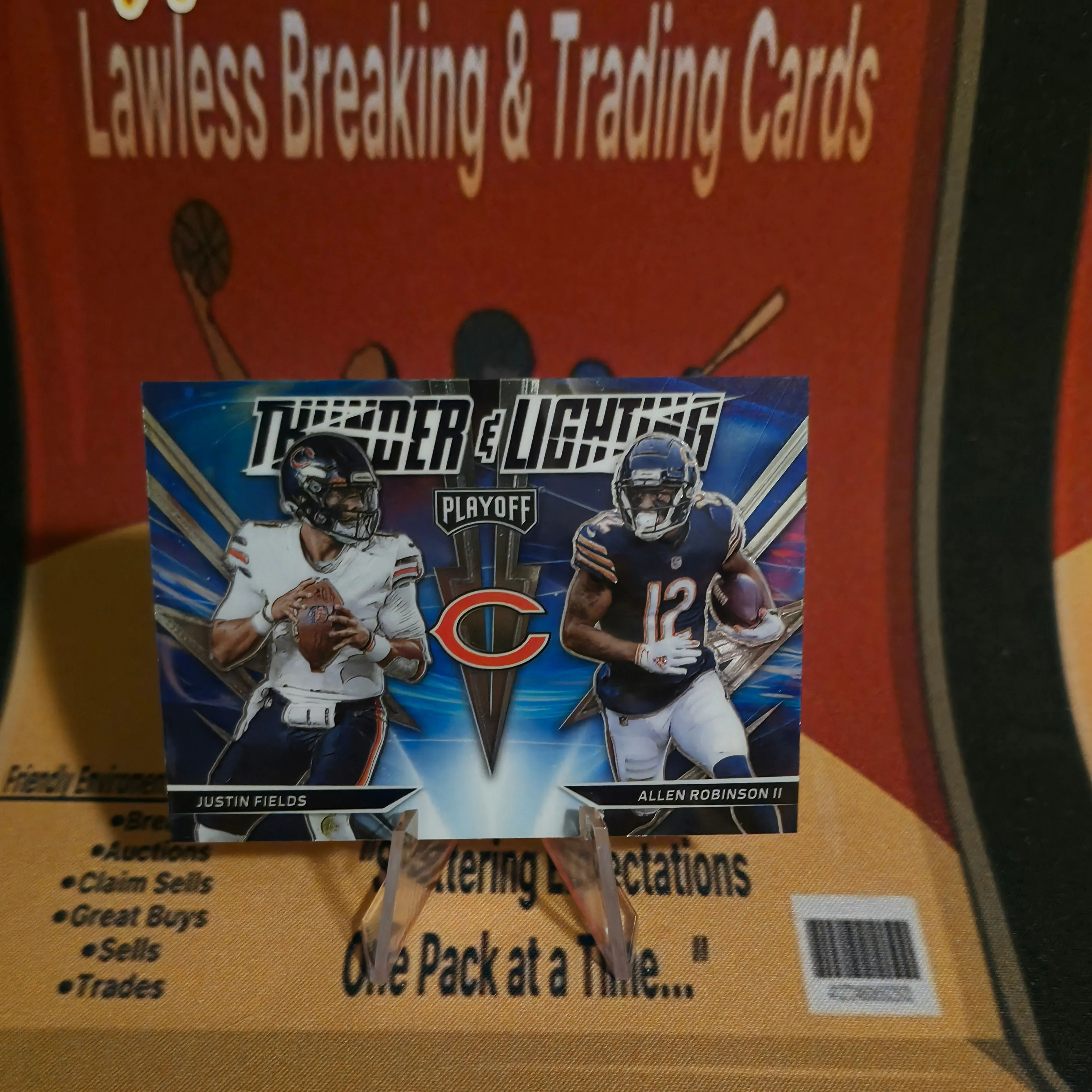 Product image for Justin Fields/Allen Robinson RC THUNDER & LIGHTNING 