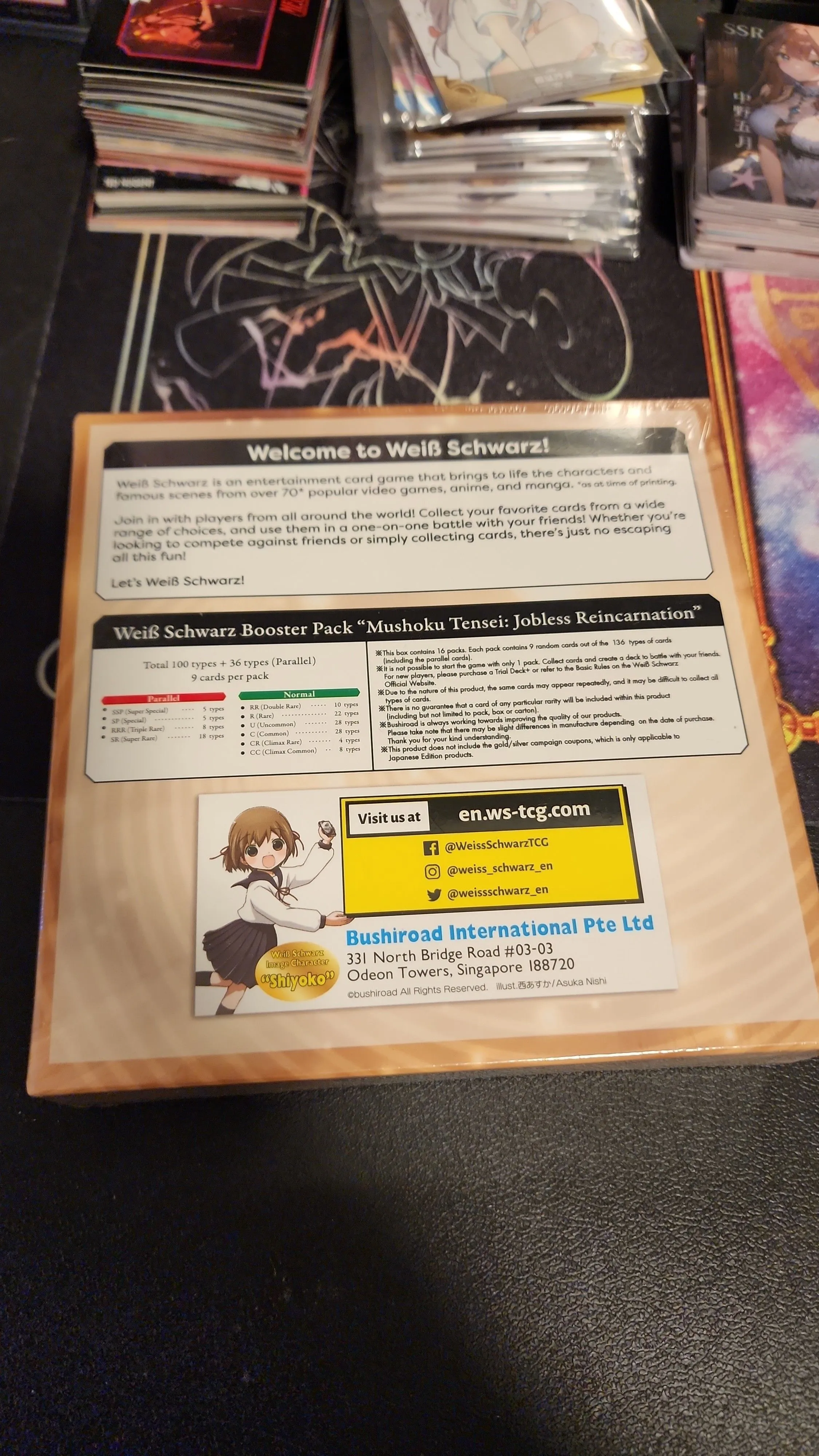 weiss schwarz mushoku tensei booster box French blister PRB-01 booster main image 1