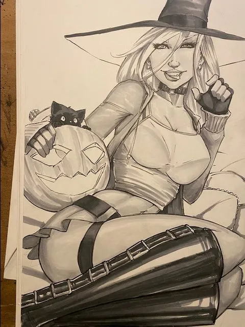 Product image for Halloween Witch 11x17