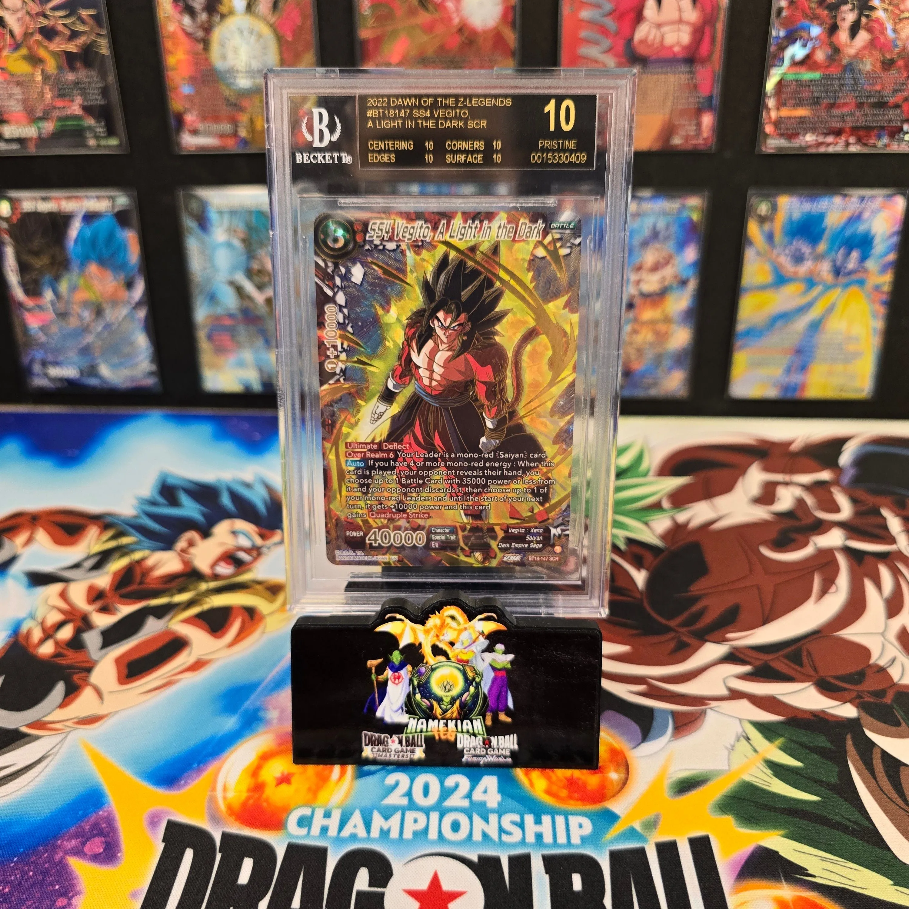 Product image for BGS 10 Black Label - SS4 Vegito, A Light in the Dark SCR