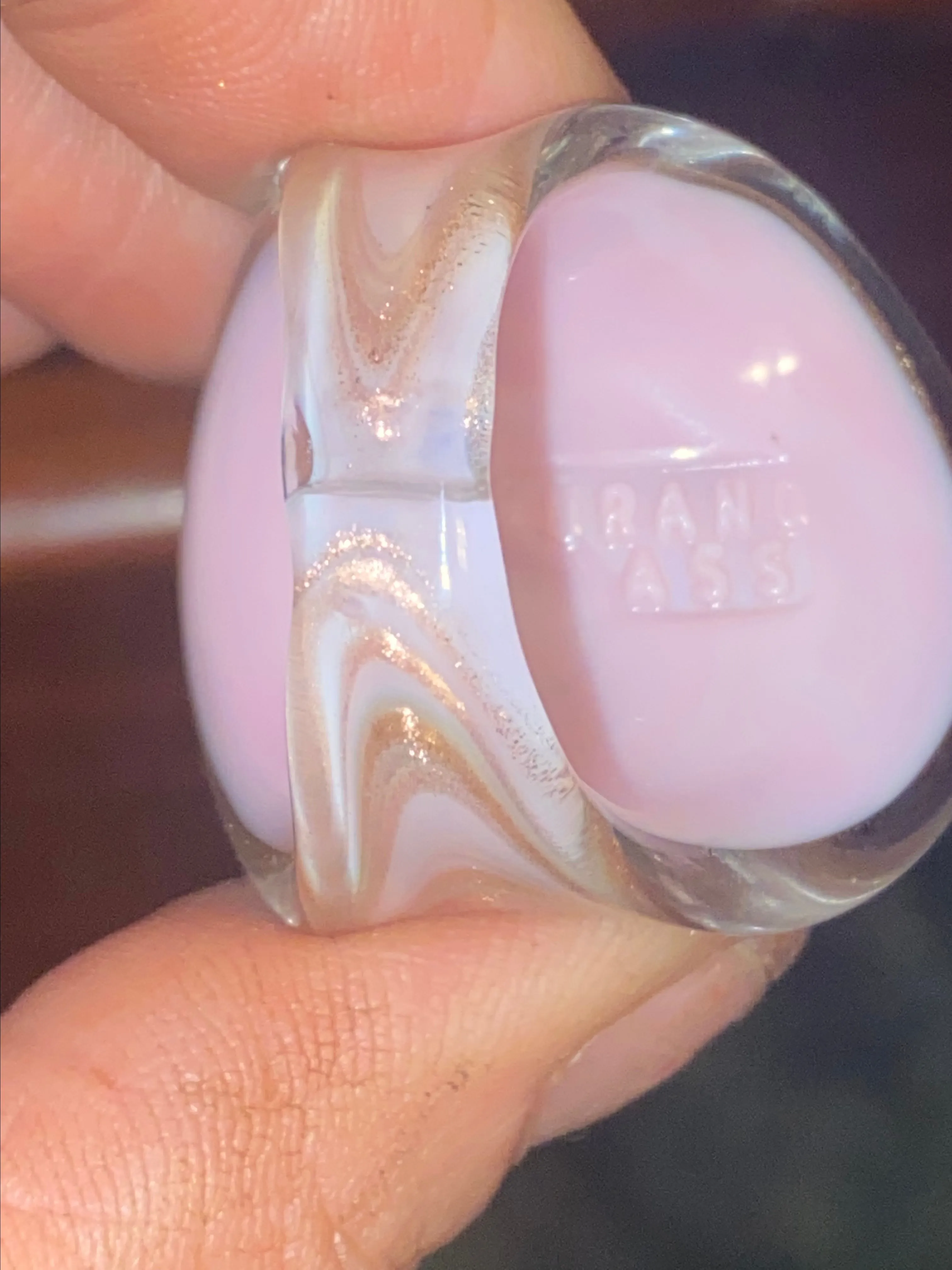 Product image for Murano hand blown glass Ring
