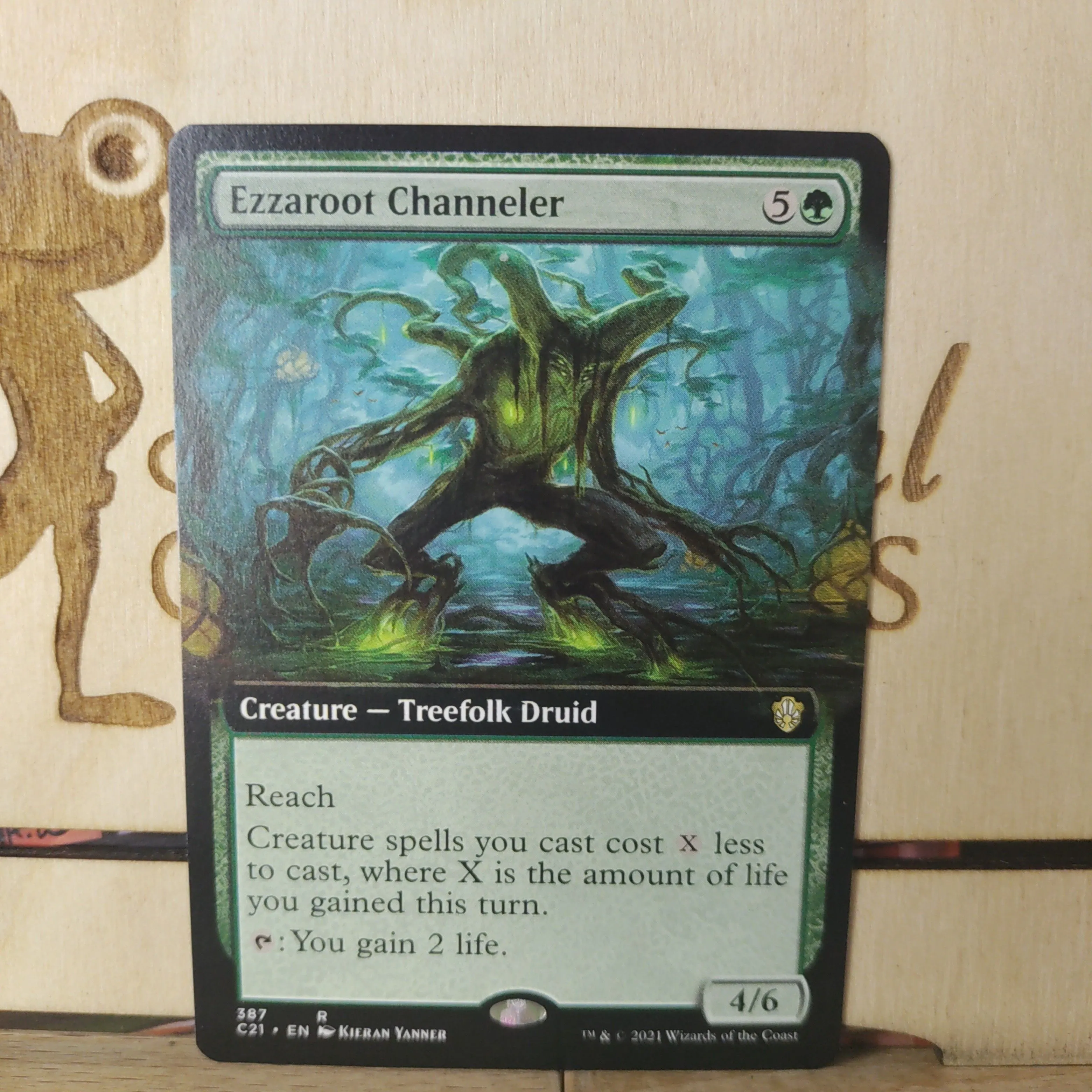 Product image for Ezzaroot Channeler 387 Commander 2021 Extended MTG