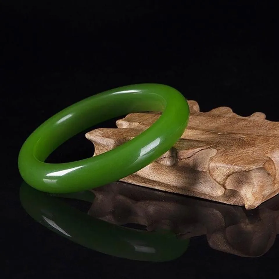 Product image for Green glass-jade bangle