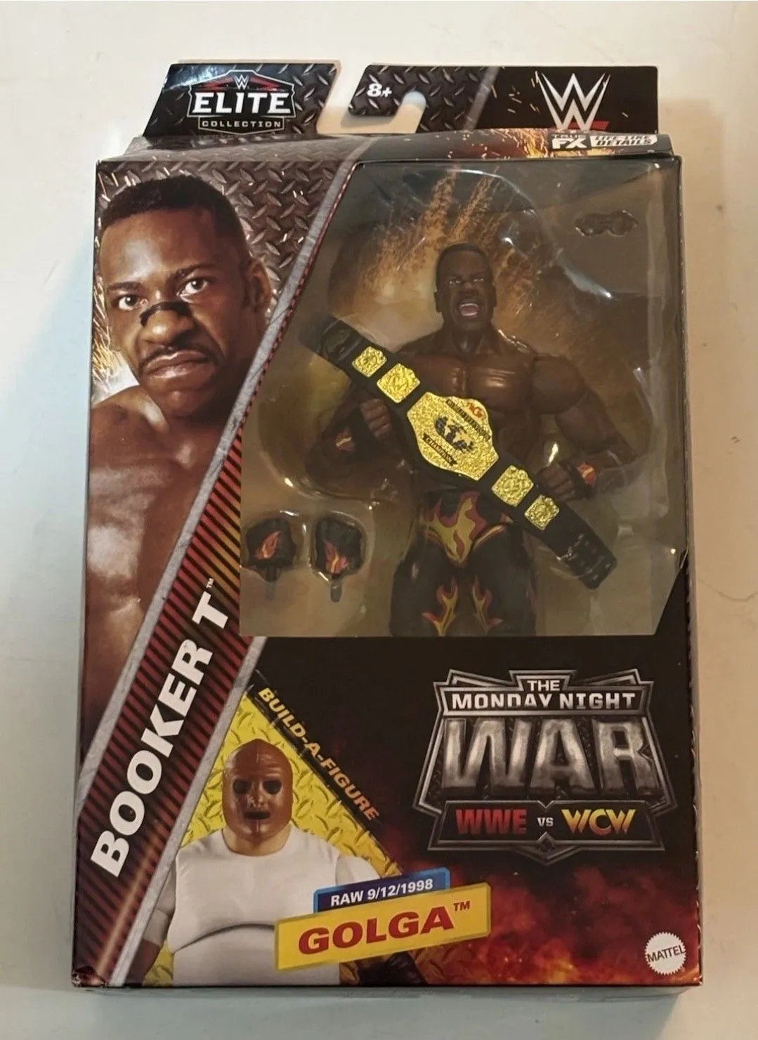 Product image for WWE Booker T Elite Monday Night War Series 6 Wrestling Figure Mattel w GOLGA BAF