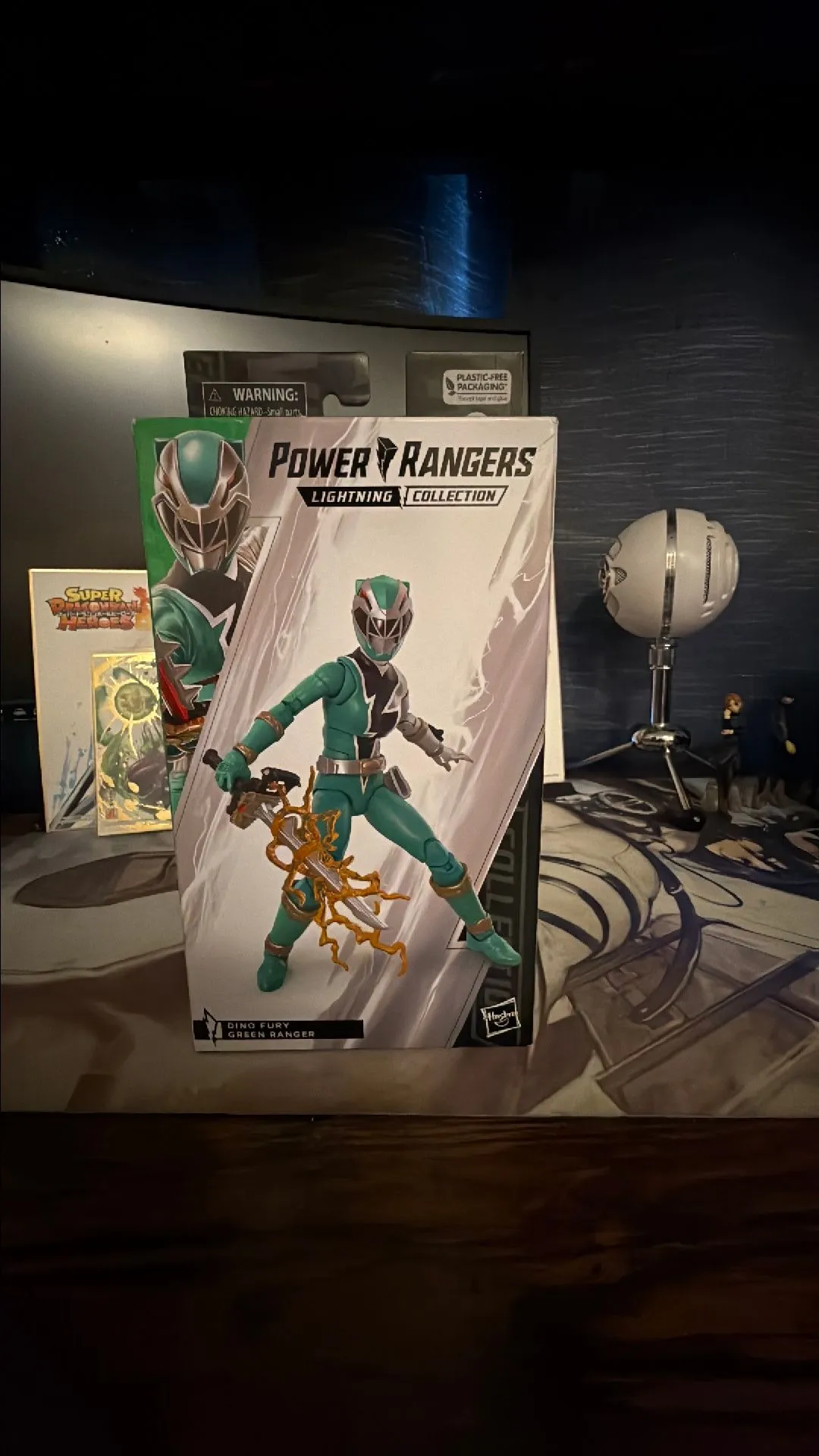 Product image for Power Rangers - Lightning Collection Dino Fury Green Ranger ~ Sealed